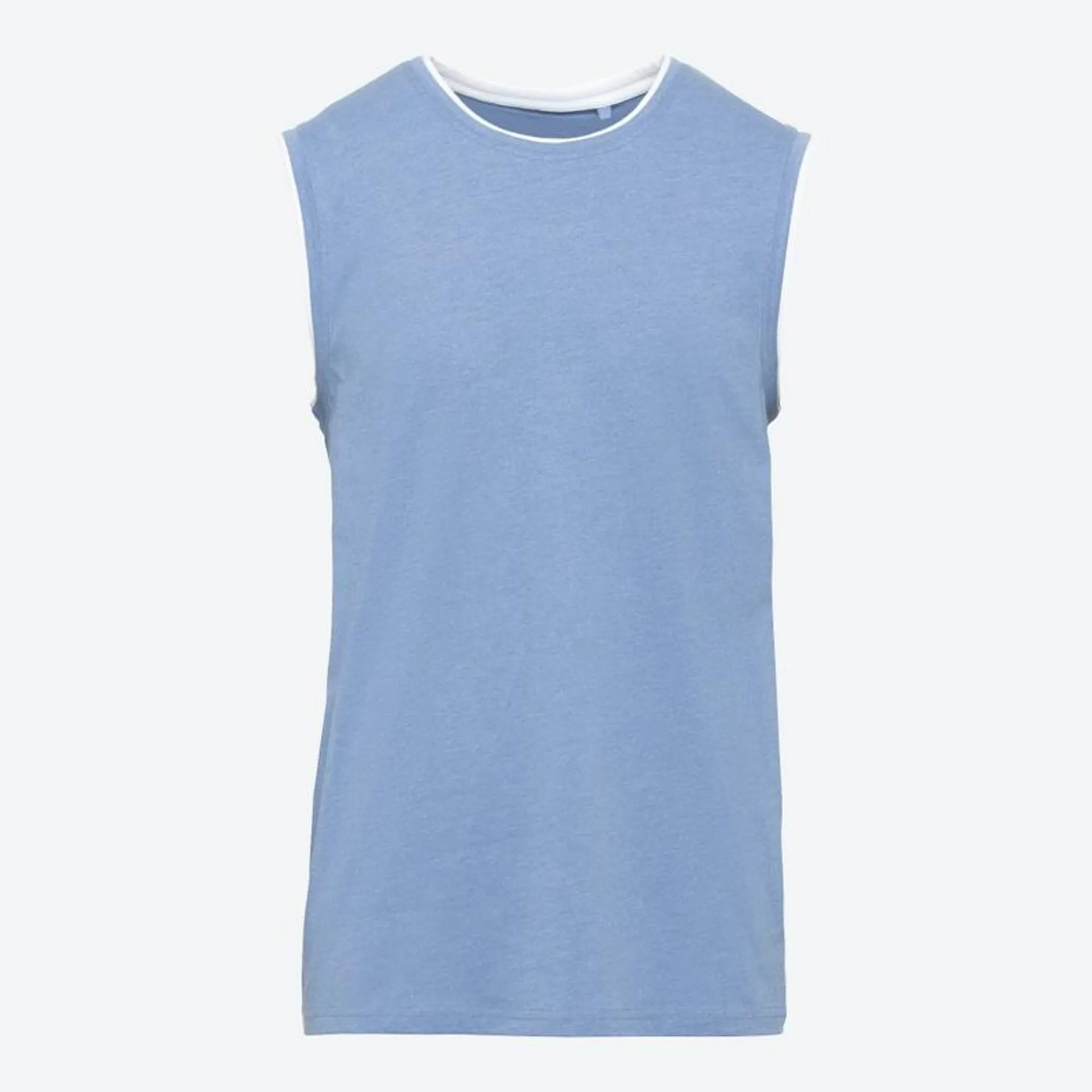 Herren-Muskelshirt im 2-Lagen-Look