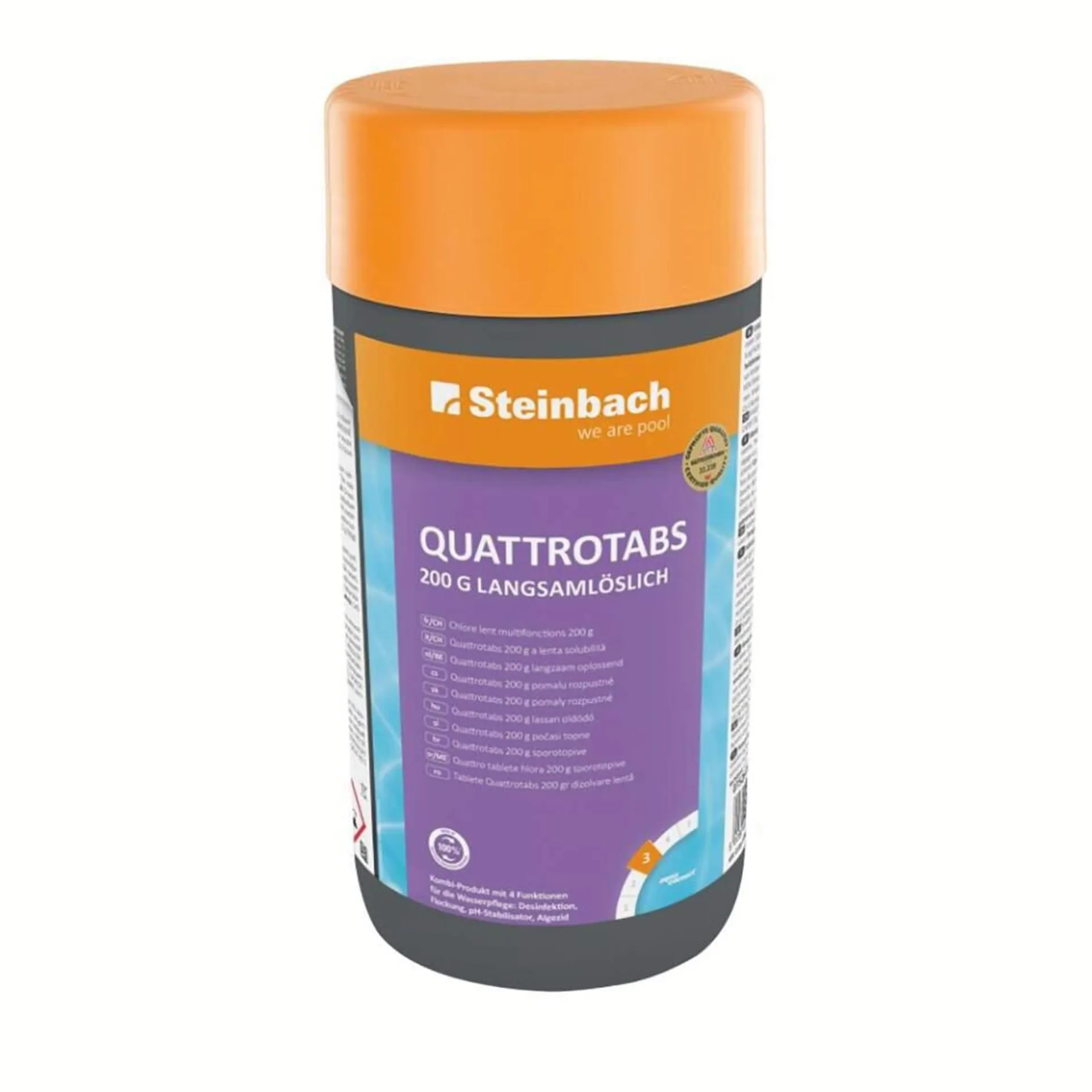 Quattrotabs 200g, 1kg langsamlöslich