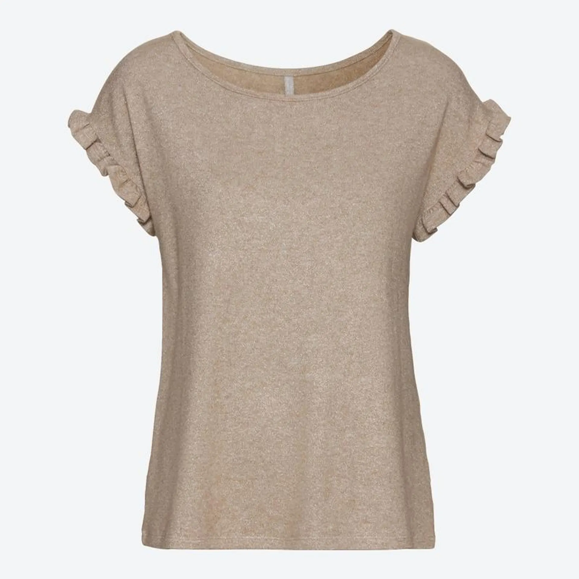 Damen-T-Shirt mit Lurex-Effekt-Garn