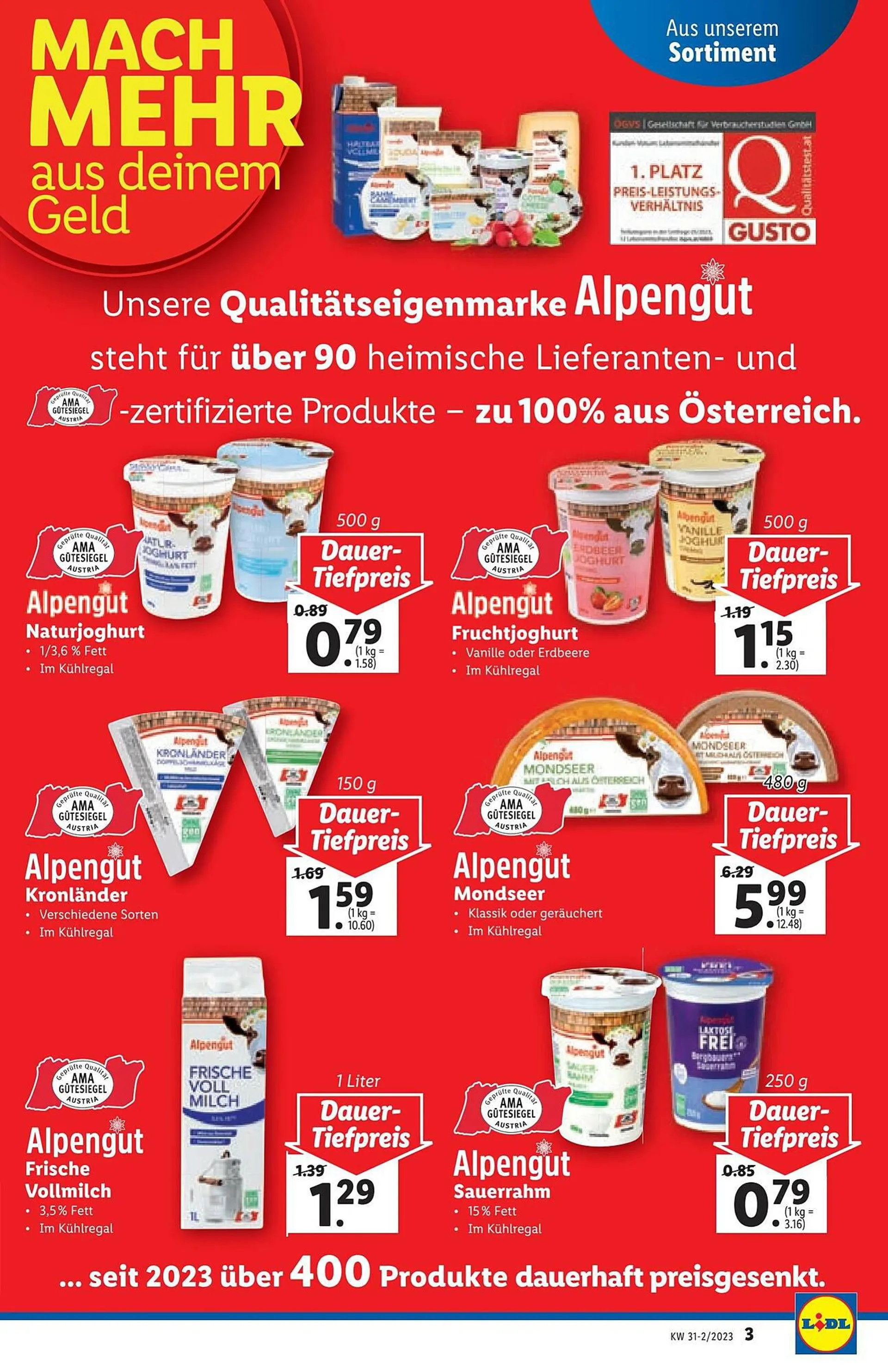 Lidl Flugblatt von 2. August bis 9. August 2023 - Flugblätt seite  3