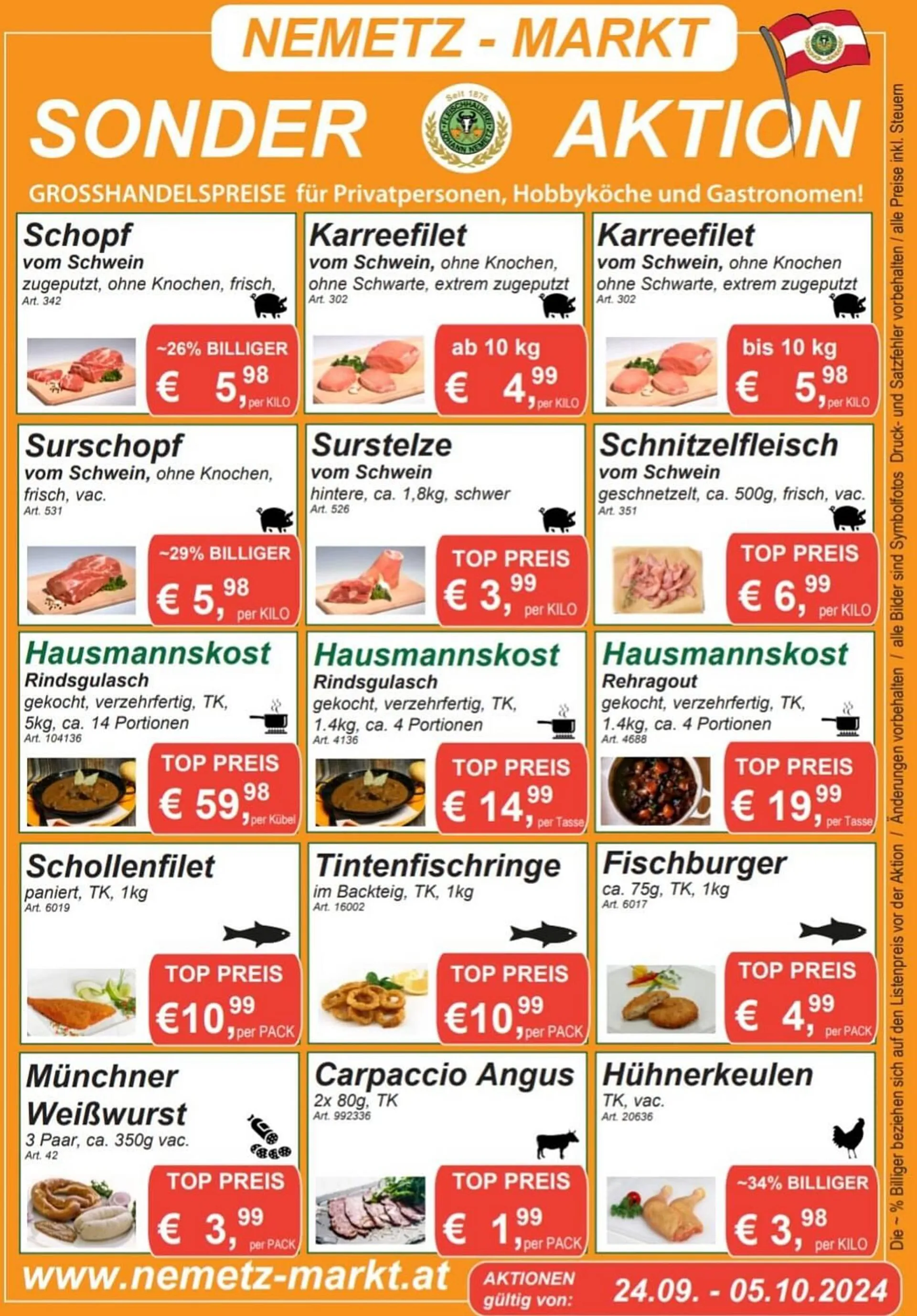 Nemetz Markt Flugblatt - 1