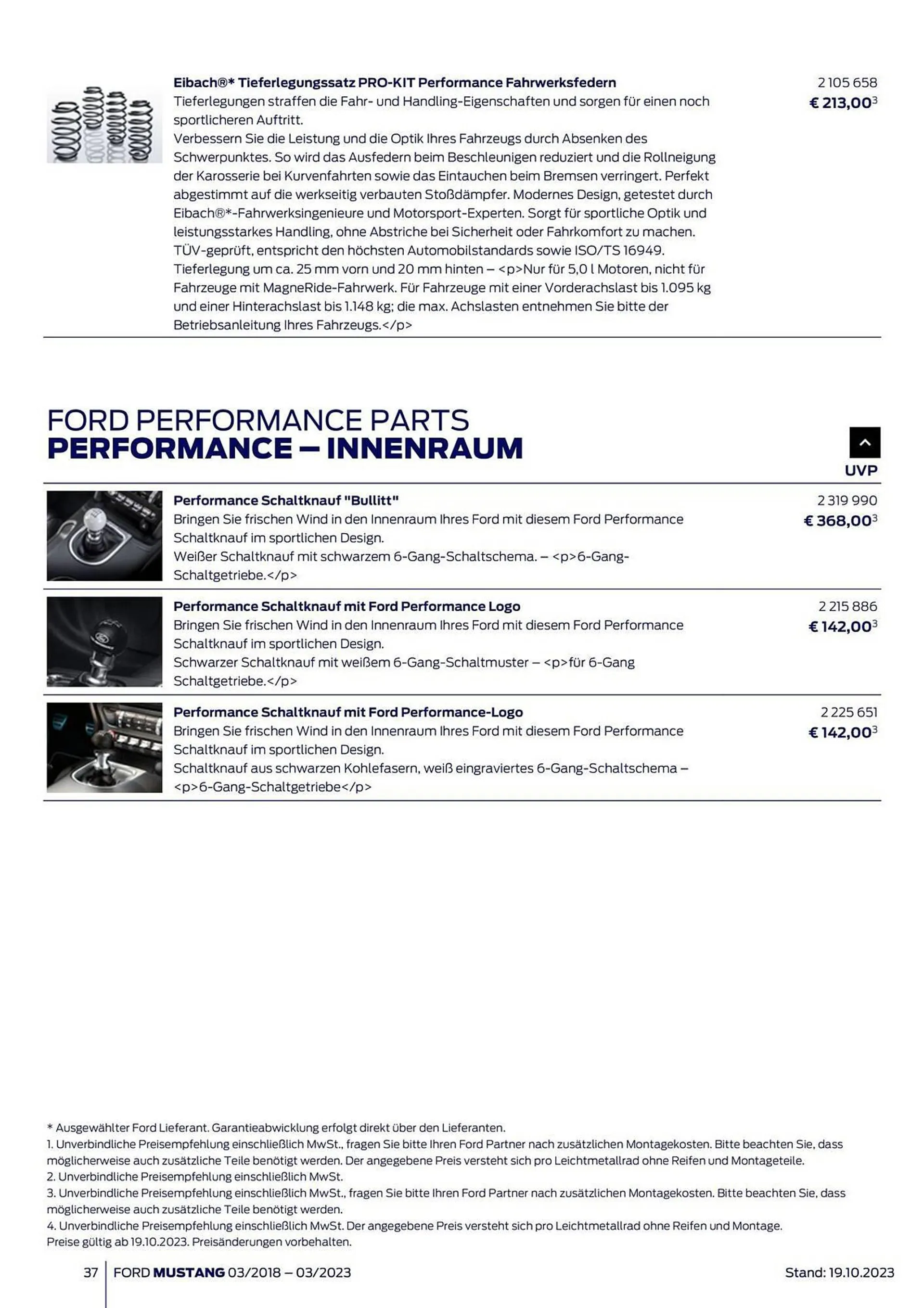 Ford Flugblatt von 2. November bis 2. November 2024 - Flugblätt seite  37