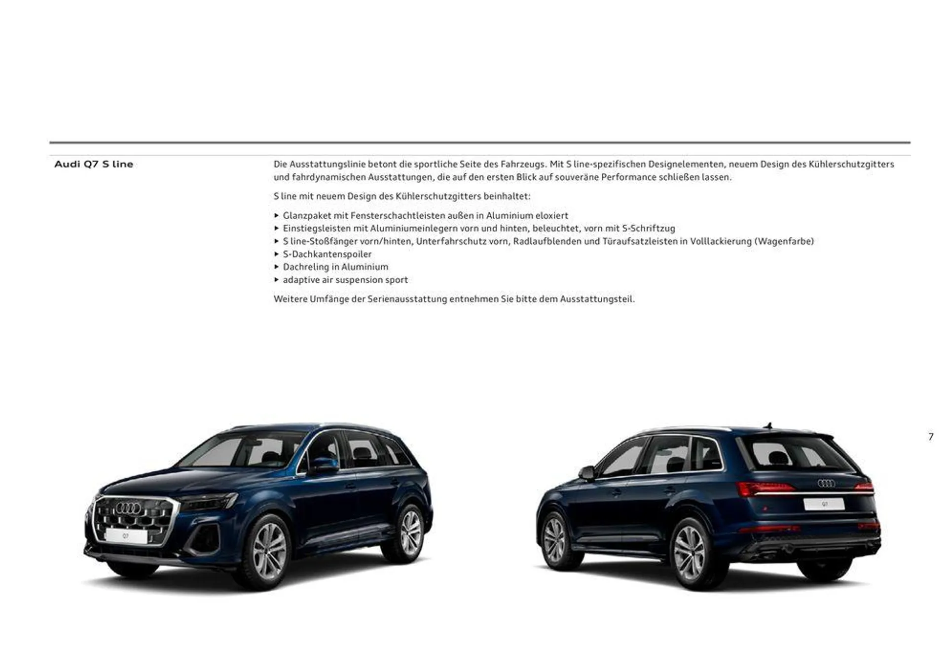 Audi Q7 von 4. März bis 4. März 2025 - Flugblätt seite  7