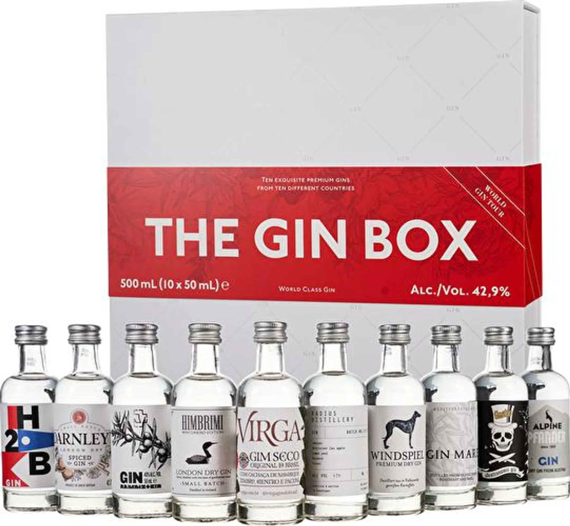 The Gin Box je 50ml 0,5 Liter