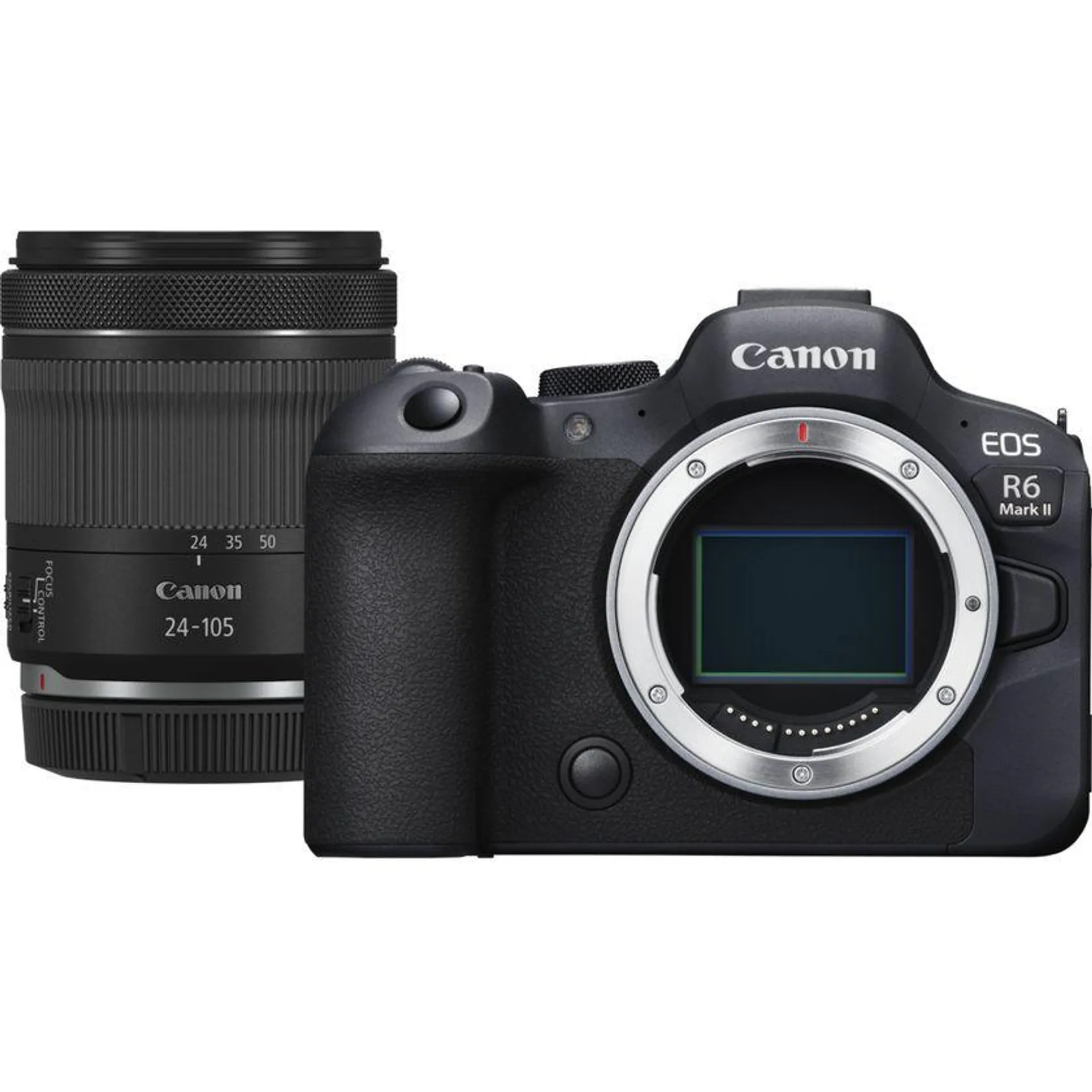 Canon EOS R6 Mark II spiegellose Kamera und RF 24-105mm F4-7.1 IS STM Objektiv