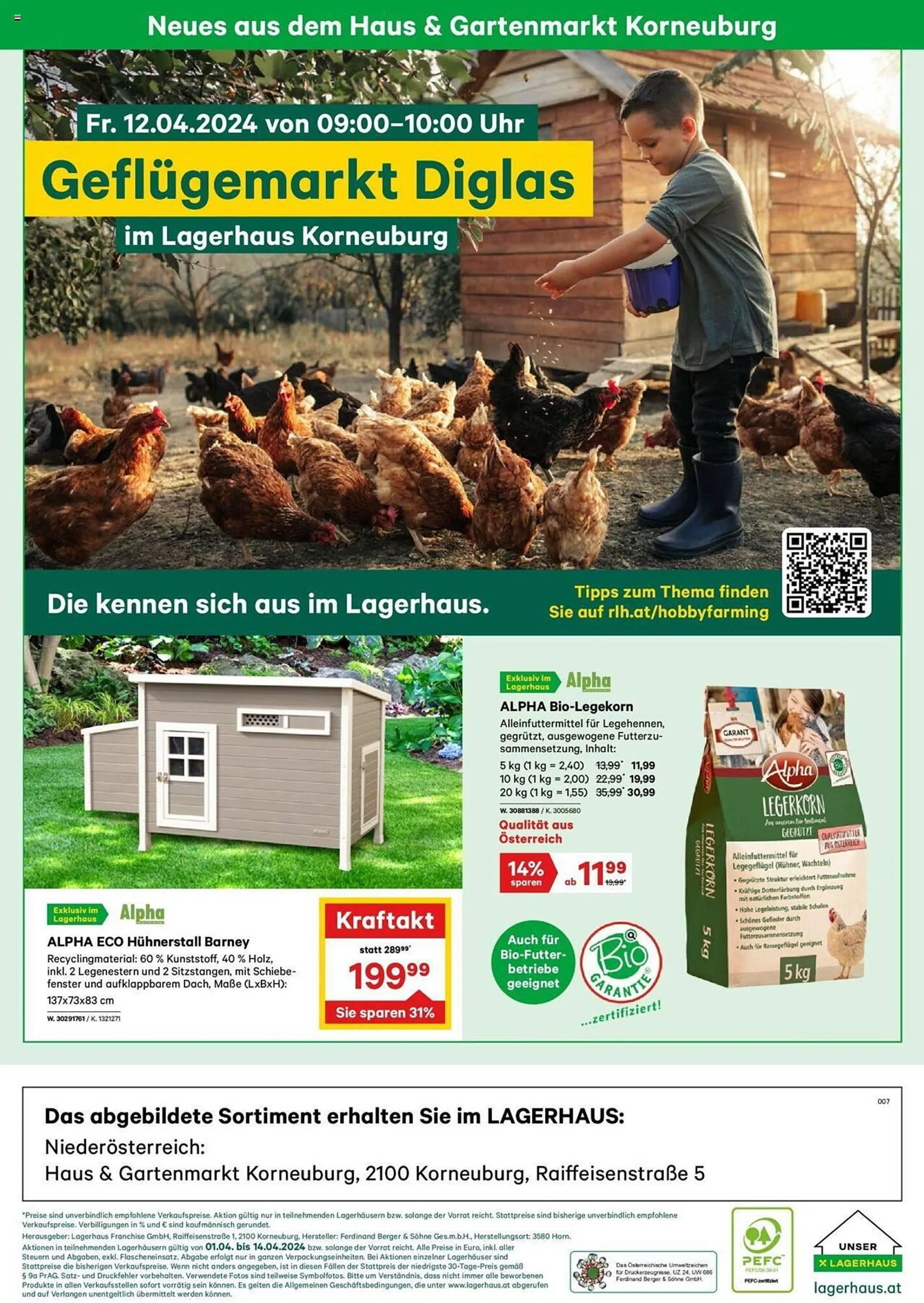 Lagerhaus Flugblatt von 1. April bis 14. April 2024 - Flugblätt seite  12