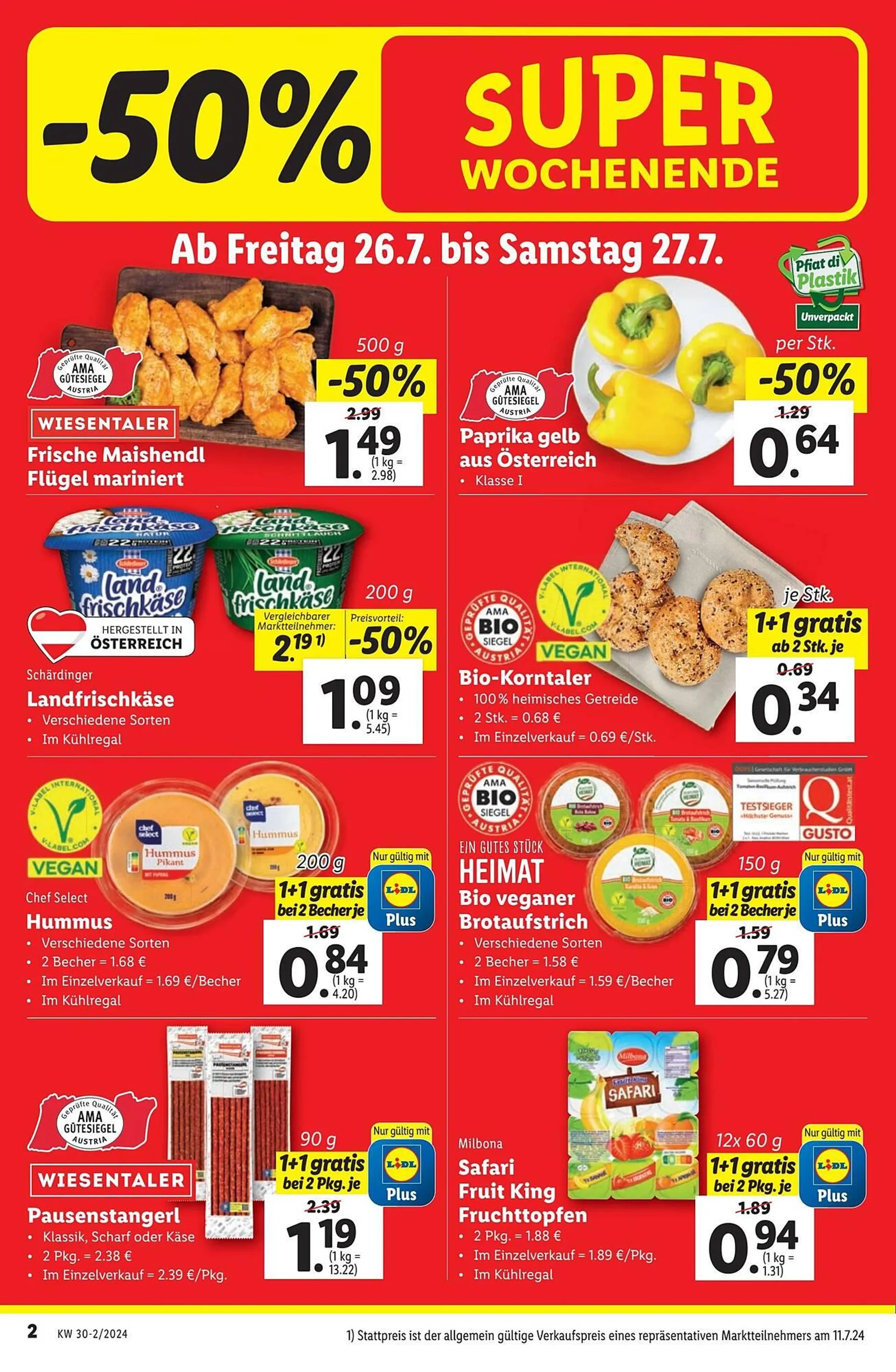 Lidl Flugblatt von 24. Juli bis 31. Juli 2024 - Flugblätt seite  2