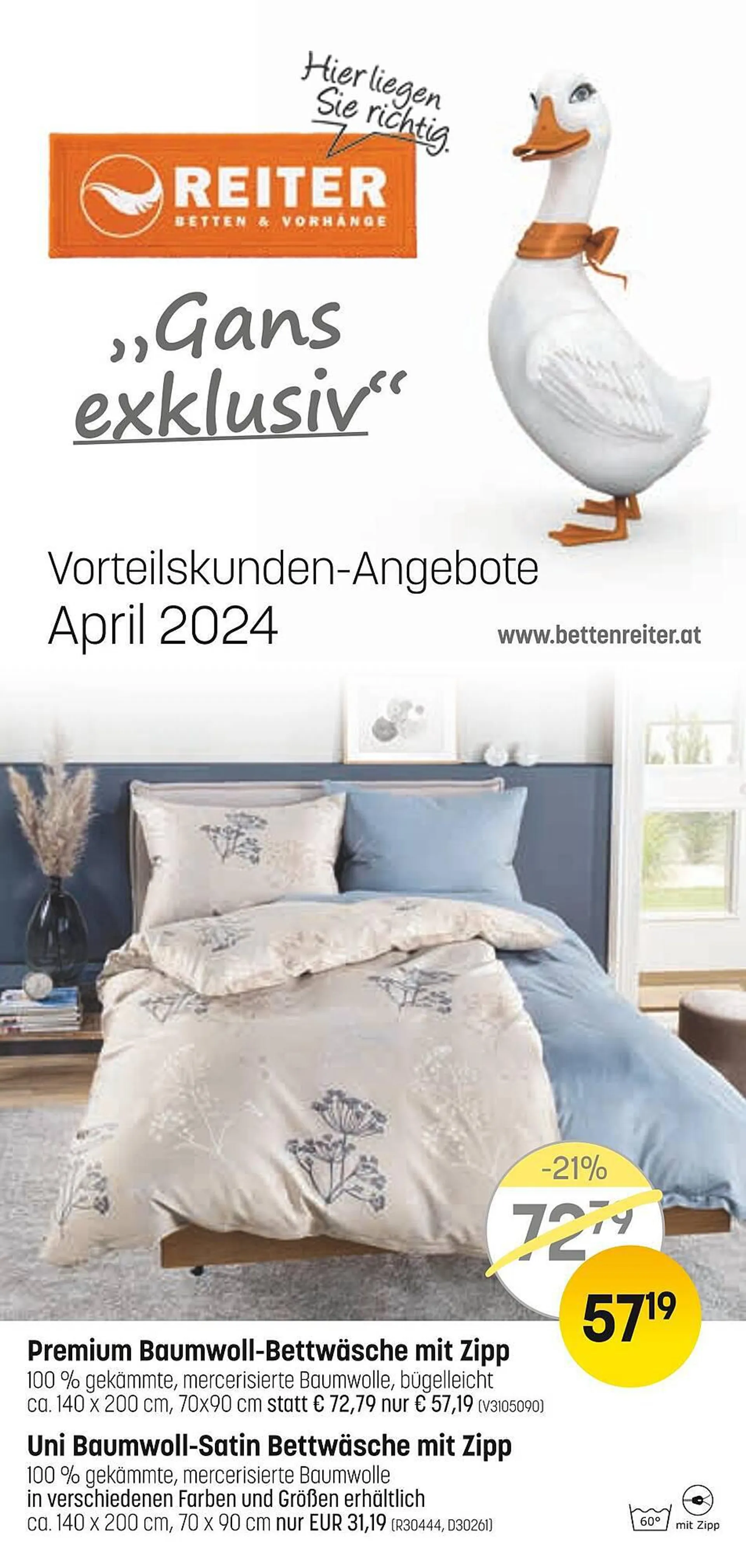 Reiter Flugblatt von 1. April bis 30. April 2024 - Flugblätt seite  