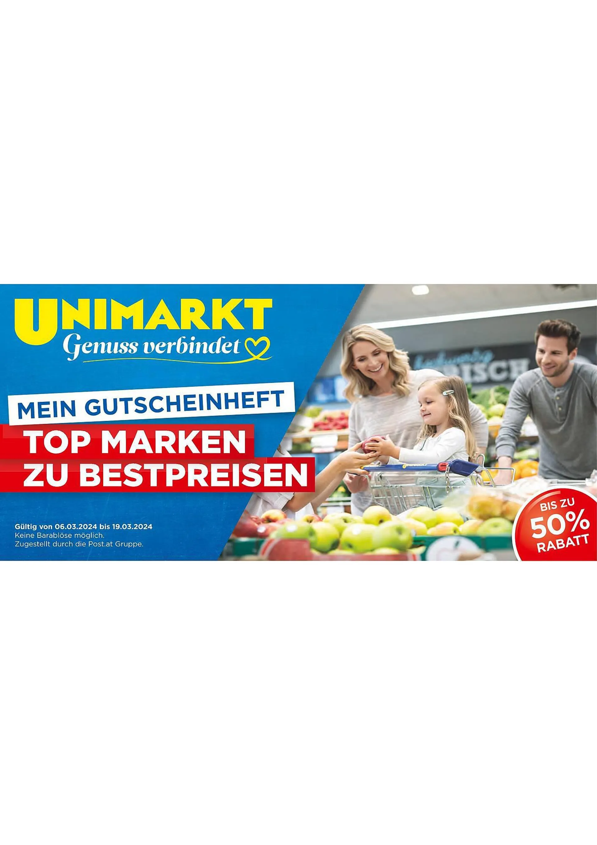 Unimarkt Flugblatt von 6. März bis 19. März 2024 - Flugblätt seite  