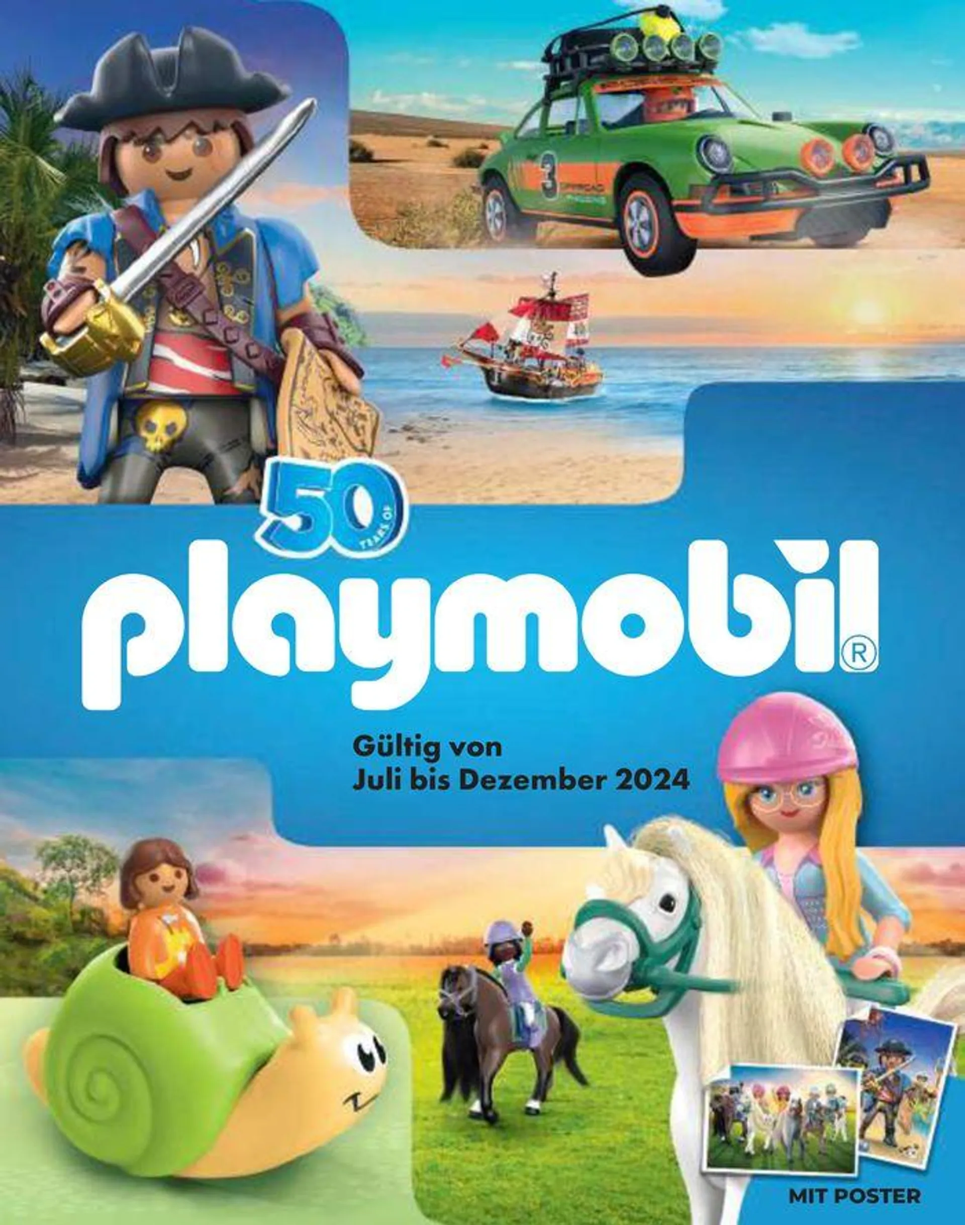 50 Years Of Playmobil von 9. Juli bis 31. Dezember 2024 - Prospekt seite 1