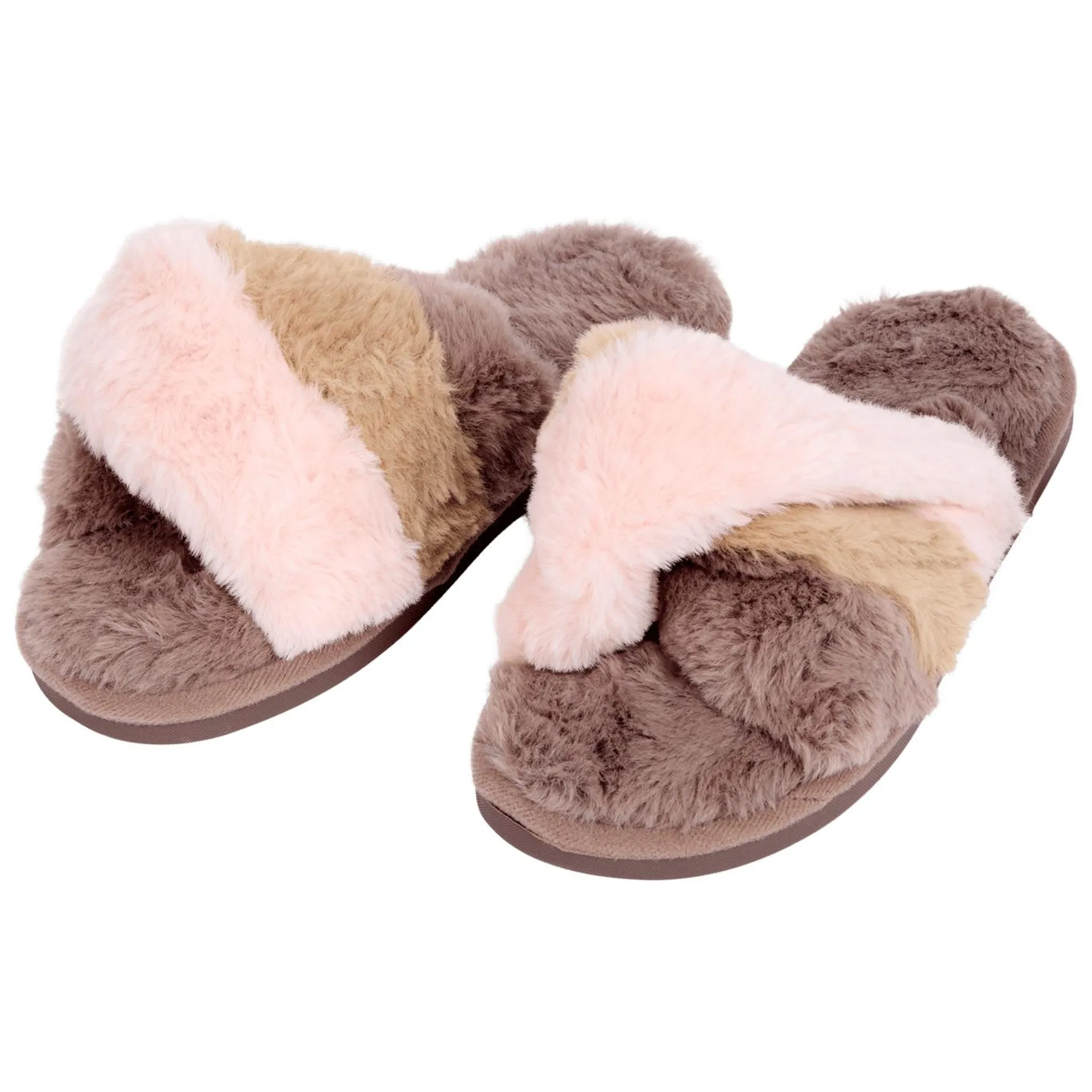 Fluffy slippers