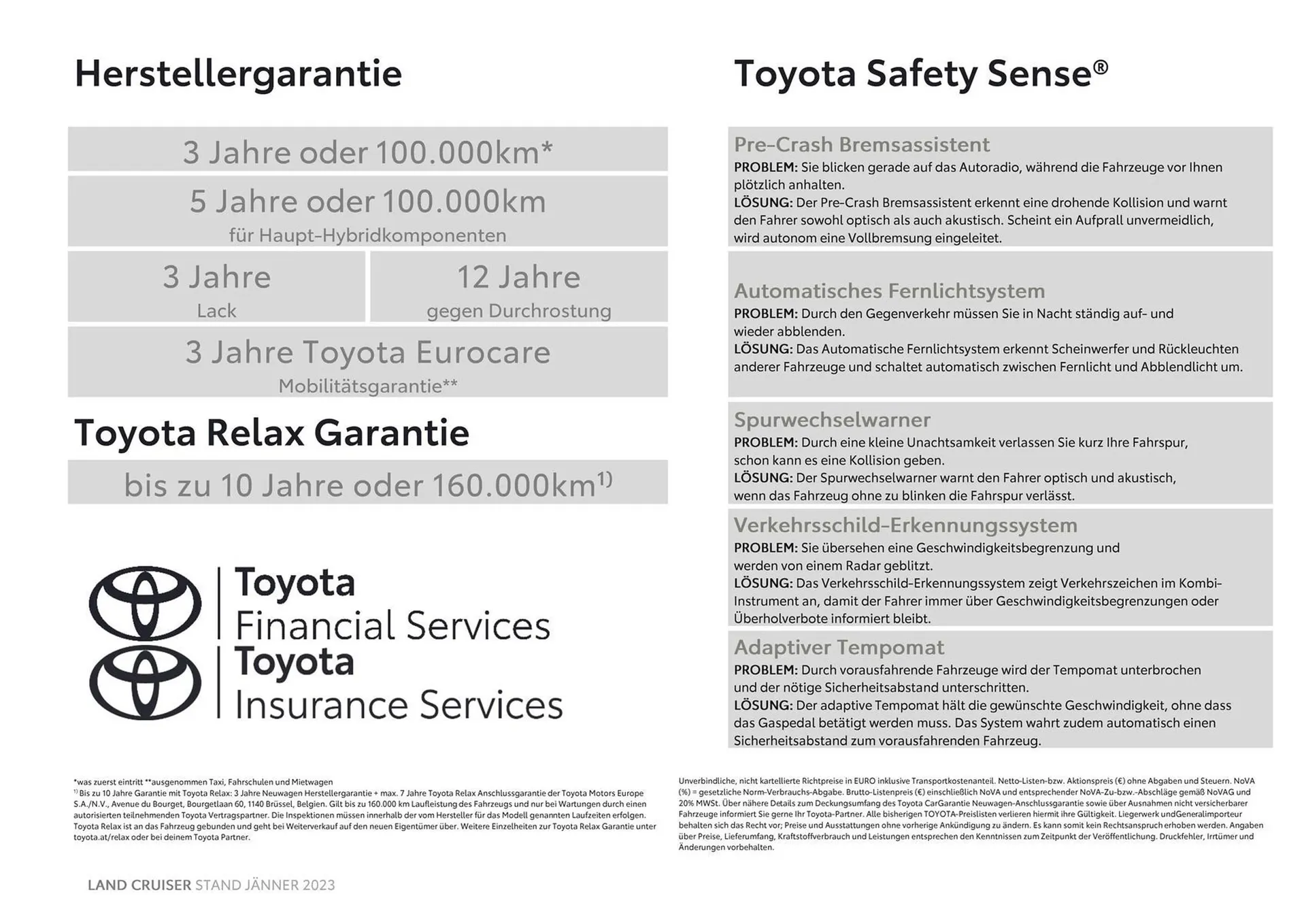 Toyota Land Cruiser Flugblatt von 3. November bis 3. November 2024 - Flugblätt seite  17