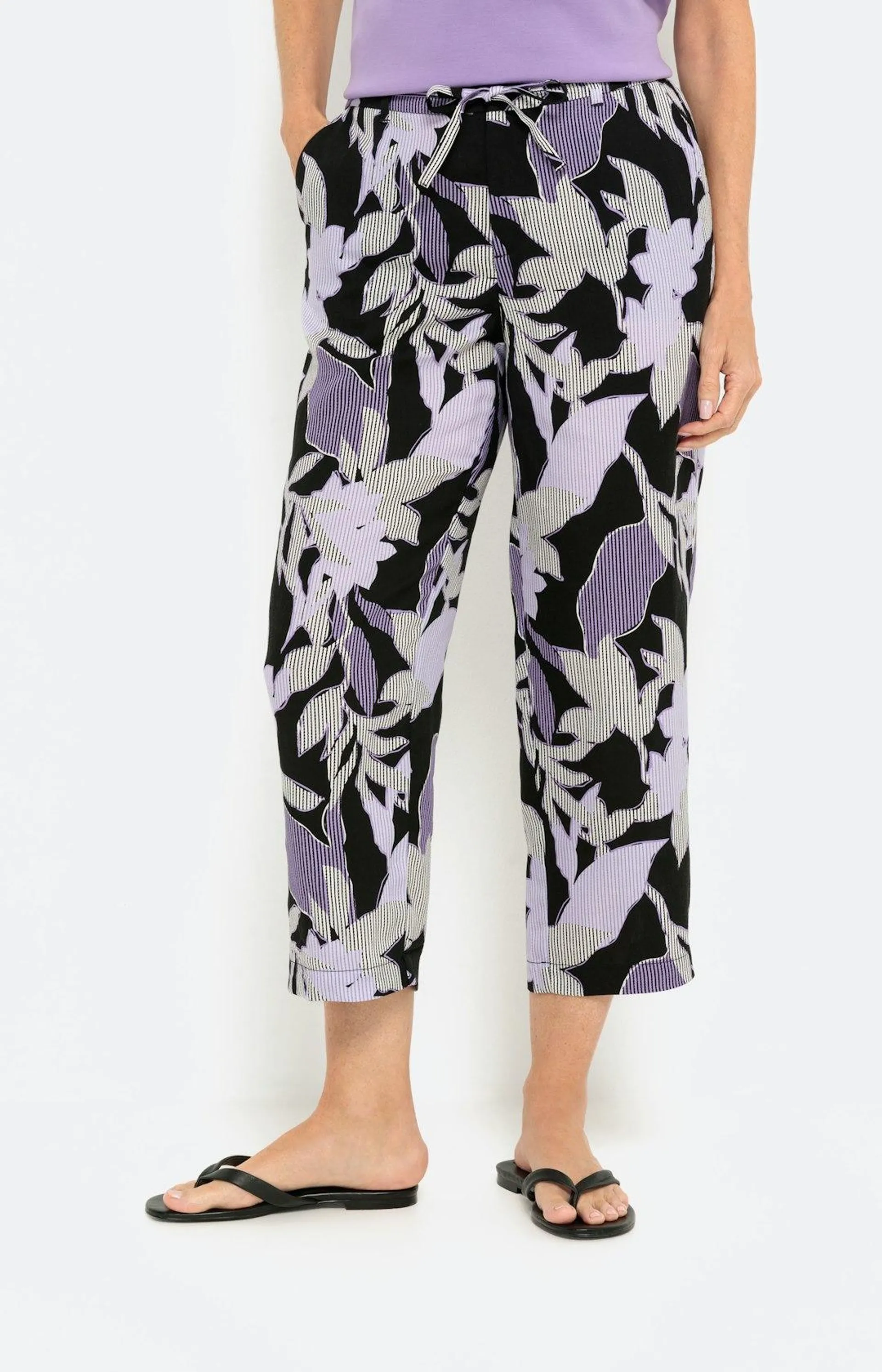 Floral gemusterte Culotte