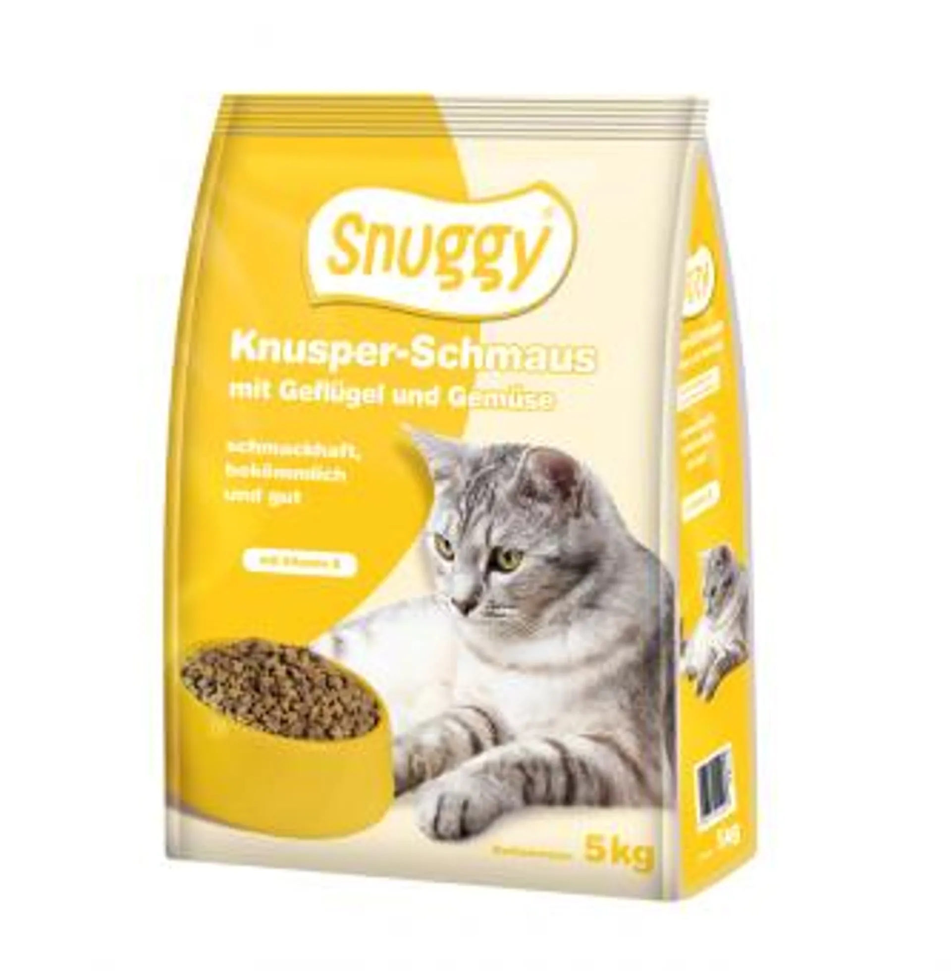 snuggy Katze Knusper-Schmaus 5kg mit Geflügel und Gemüse