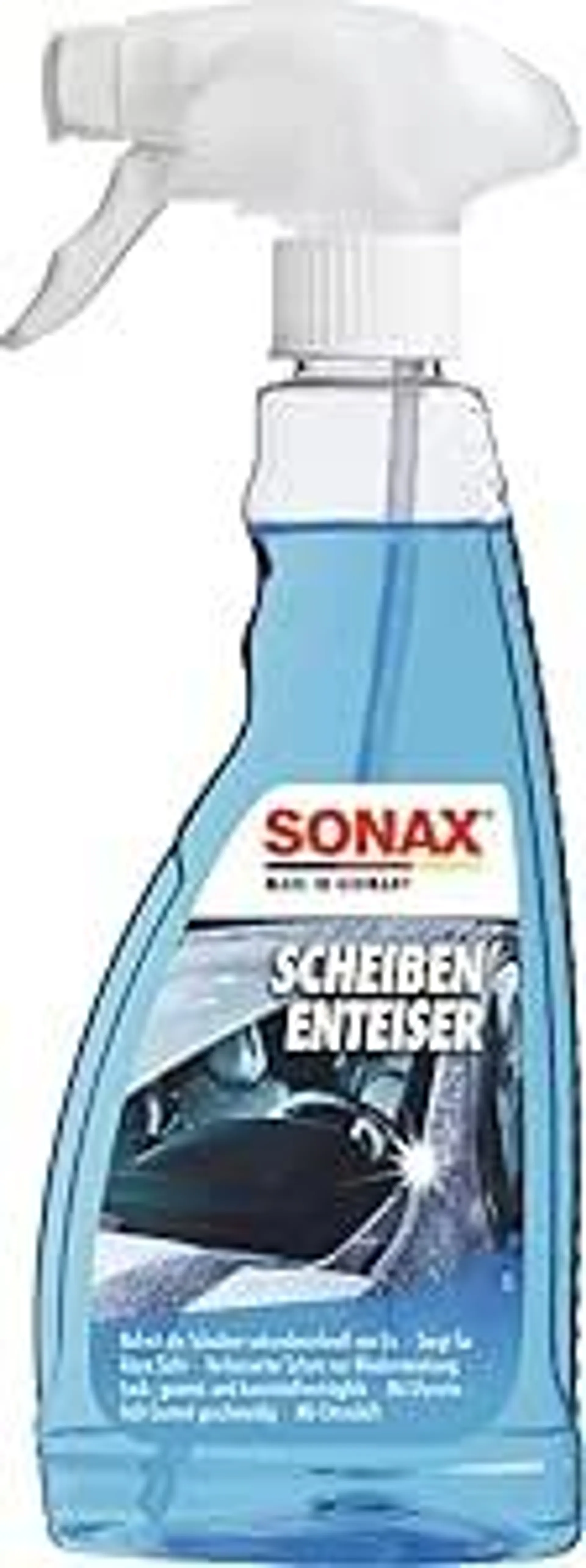 SONAX ScheibenEnteiser (500 ml) sekundenschnelles enteisen von Scheiben ohne kratzen und eine rundum klare Sicht im Winter | Art-Nr. 03312410