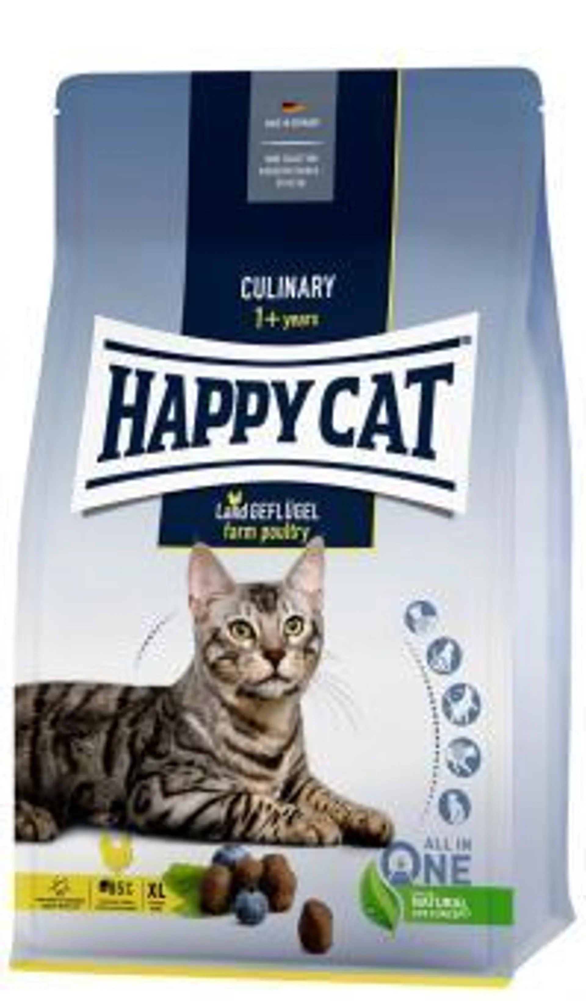 HAPPY CAT Culinary 4kg mit Land-Geflügel