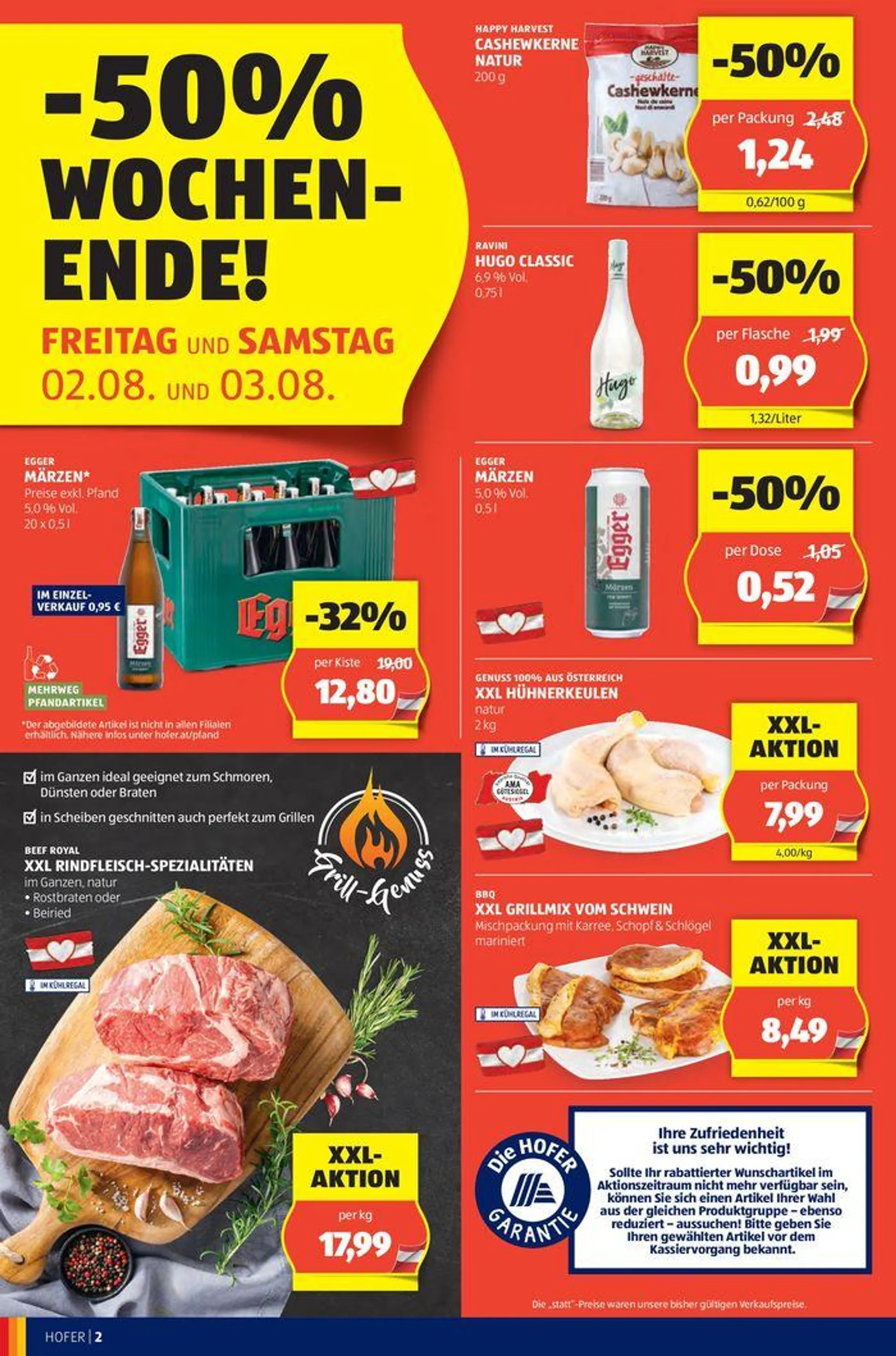 Blättern Sie online im HOFER Flugblatt von 31. Juli bis 14. August 2024 - Flugblätt seite  4