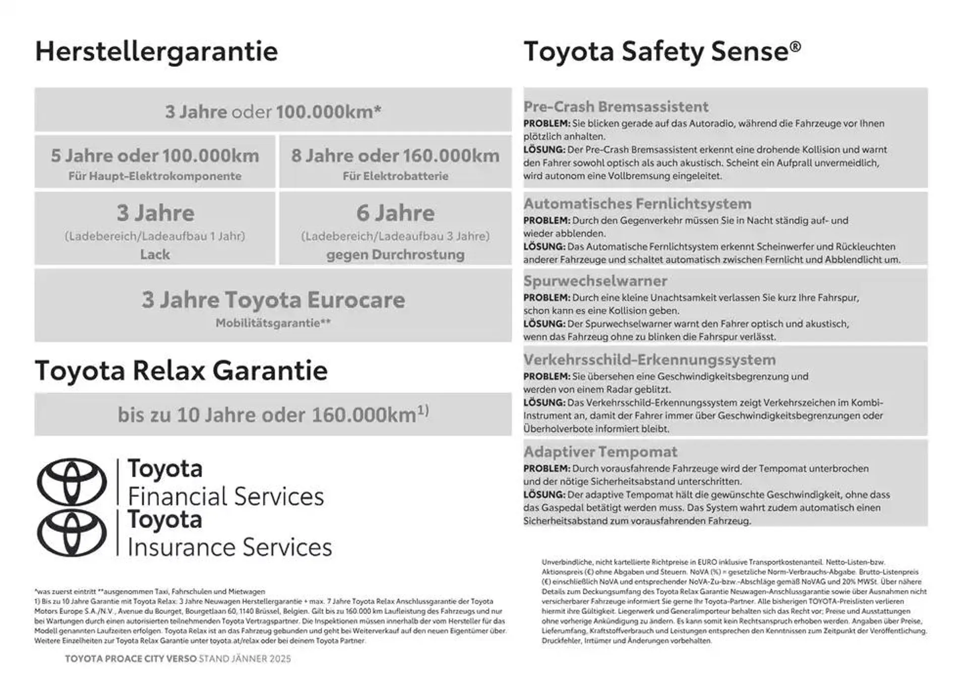 Toyota Proace City Verso & Proace City Verso Electric von 4. Jänner bis 4. Jänner 2026 - Flugblätt seite  16