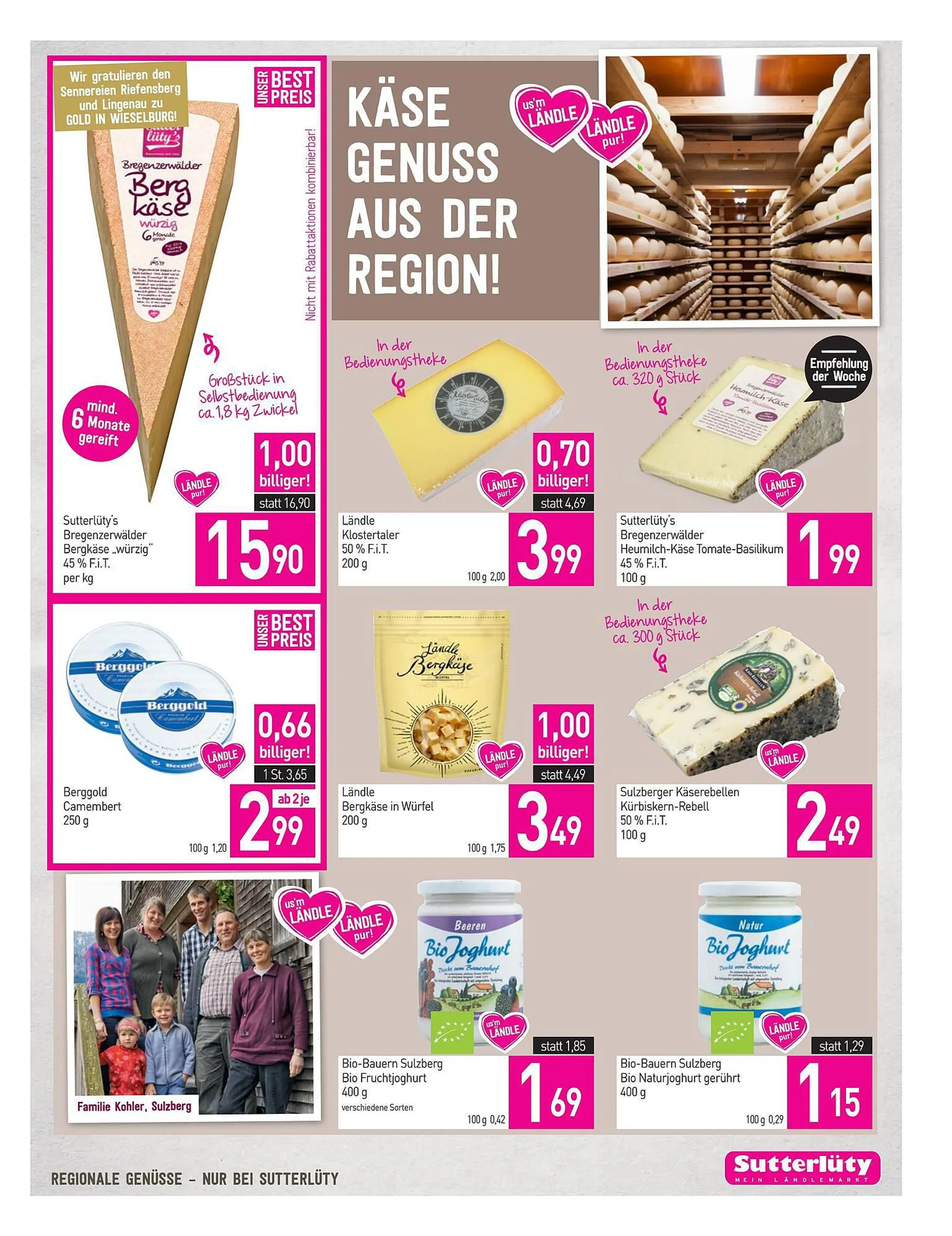 Sutterlüty Flugblatt von 31. August bis 6. September 2023 - Flugblätt seite  5