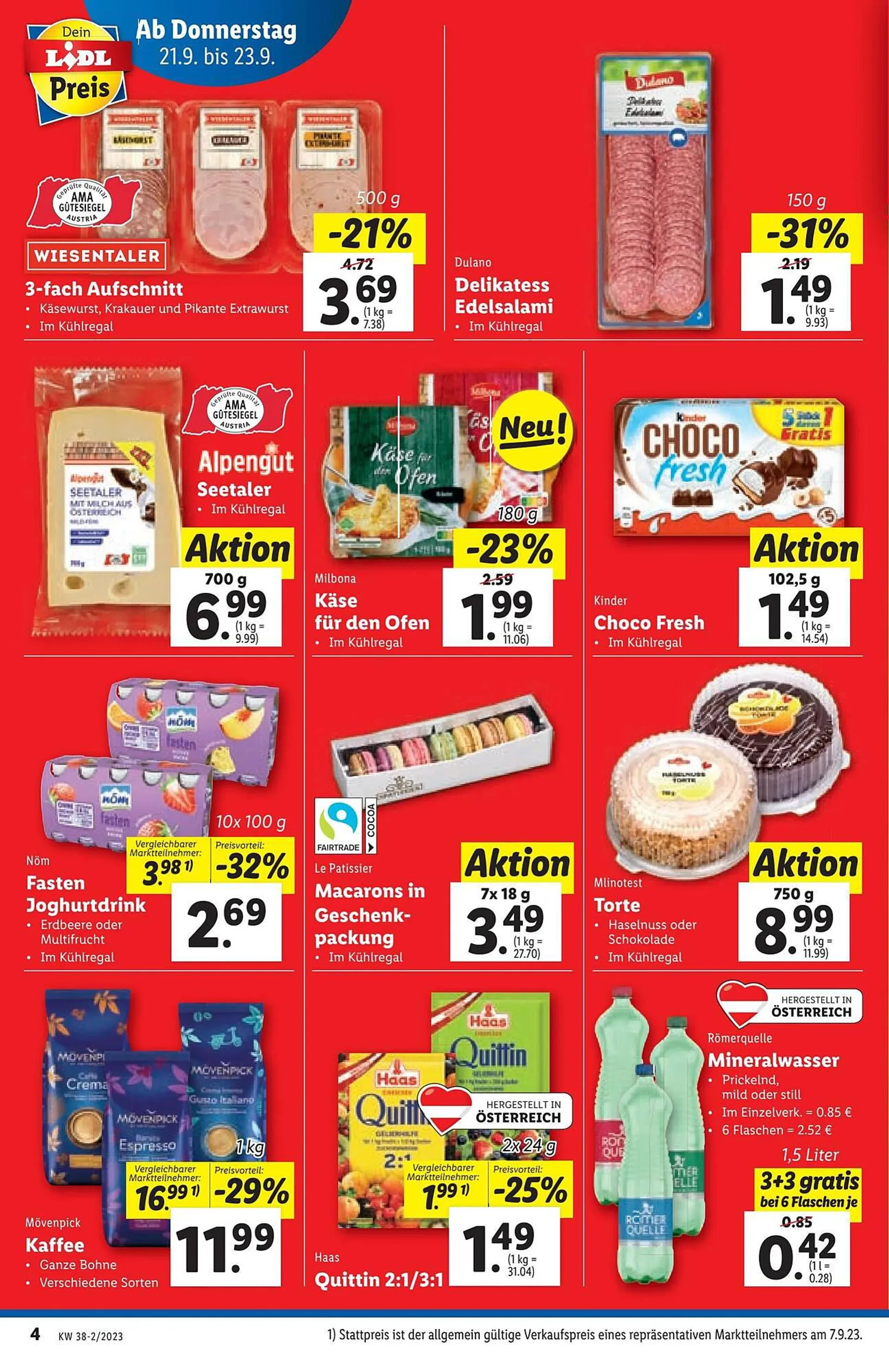 Lidl Flugblatt von 21. September bis 27. September 2023 - Flugblätt seite  4