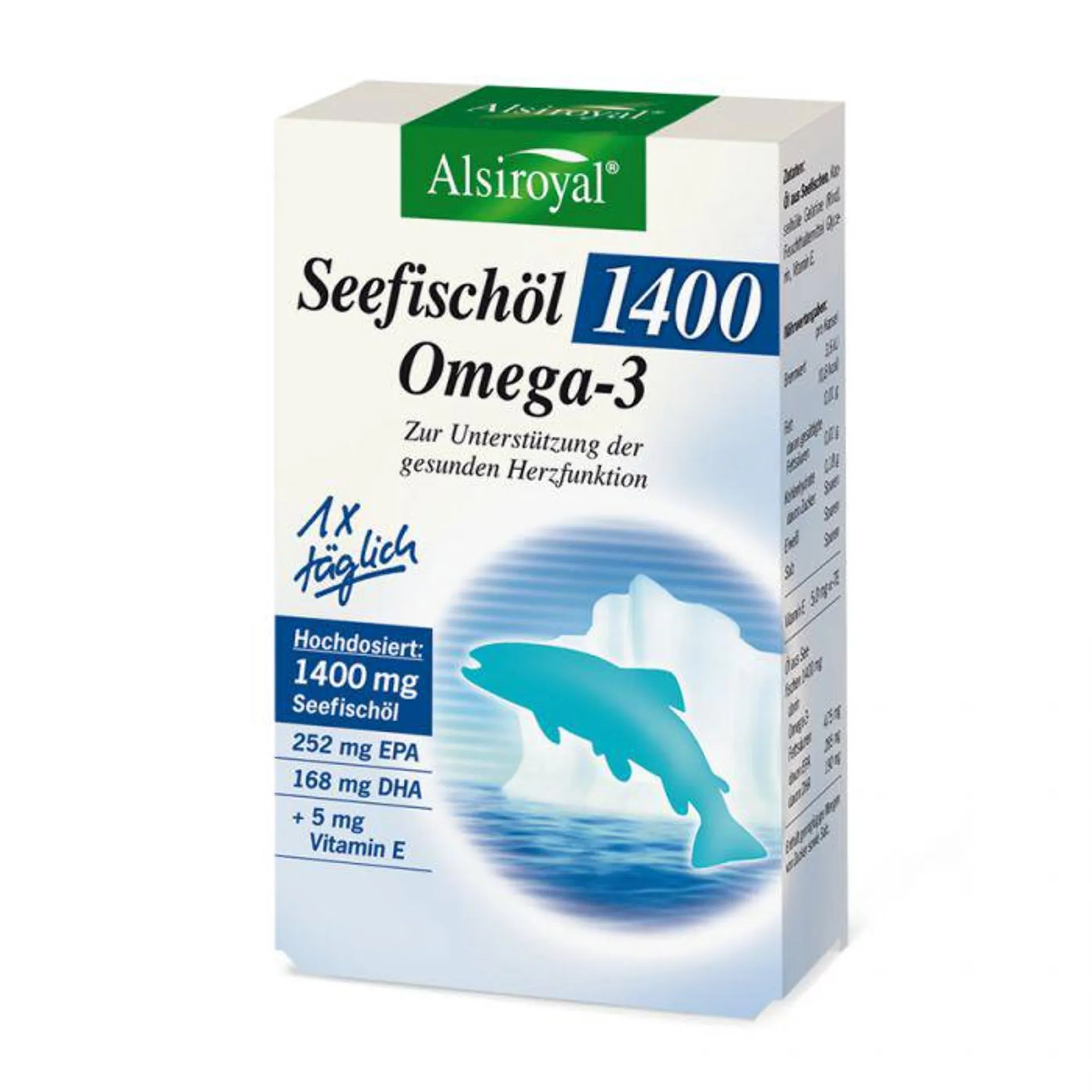 Alsiroyal Seefischöl 1400 Omega-3 30St