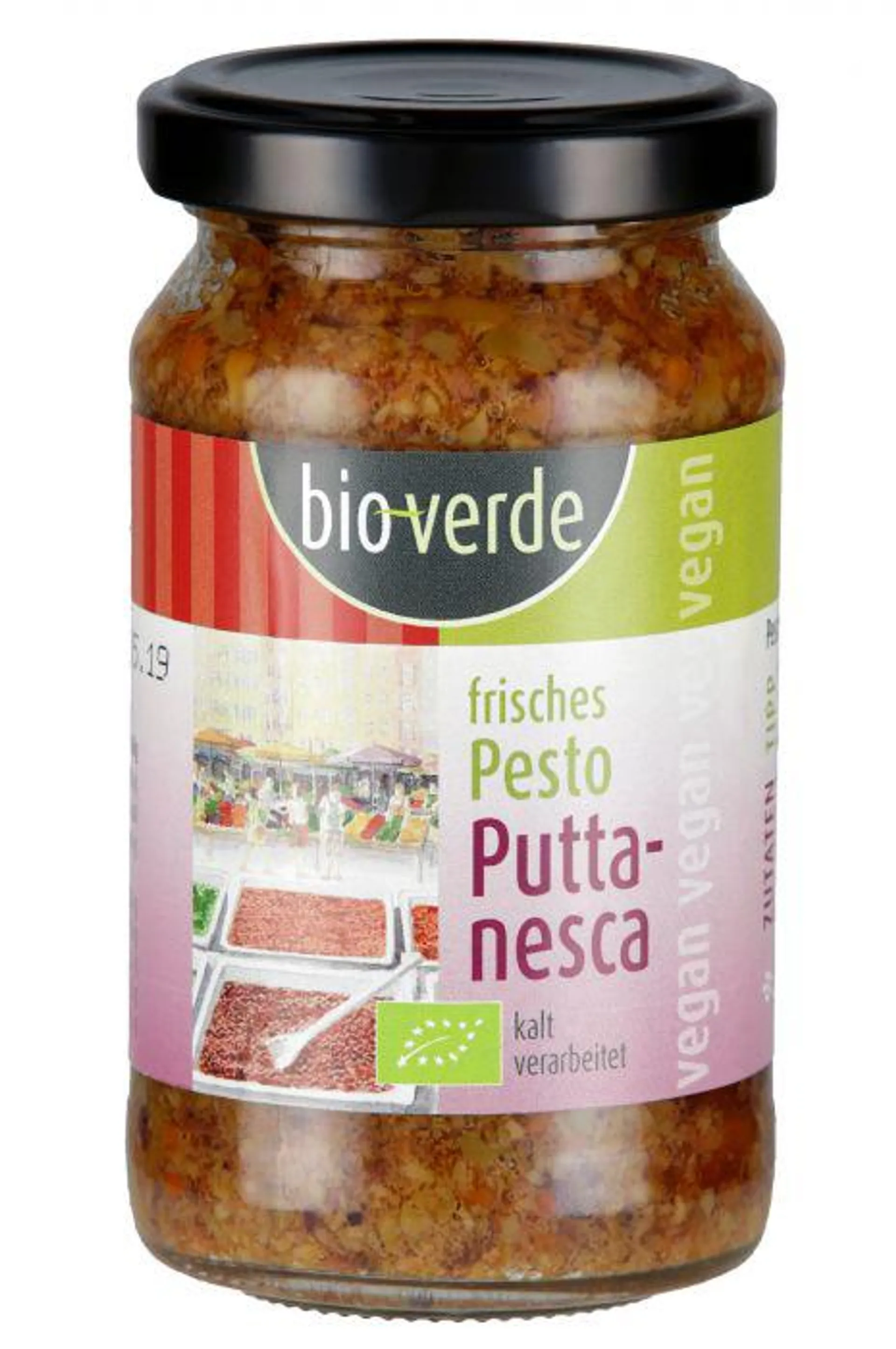 bio-verde Pesto Puttanesca frisch & vegan 165g