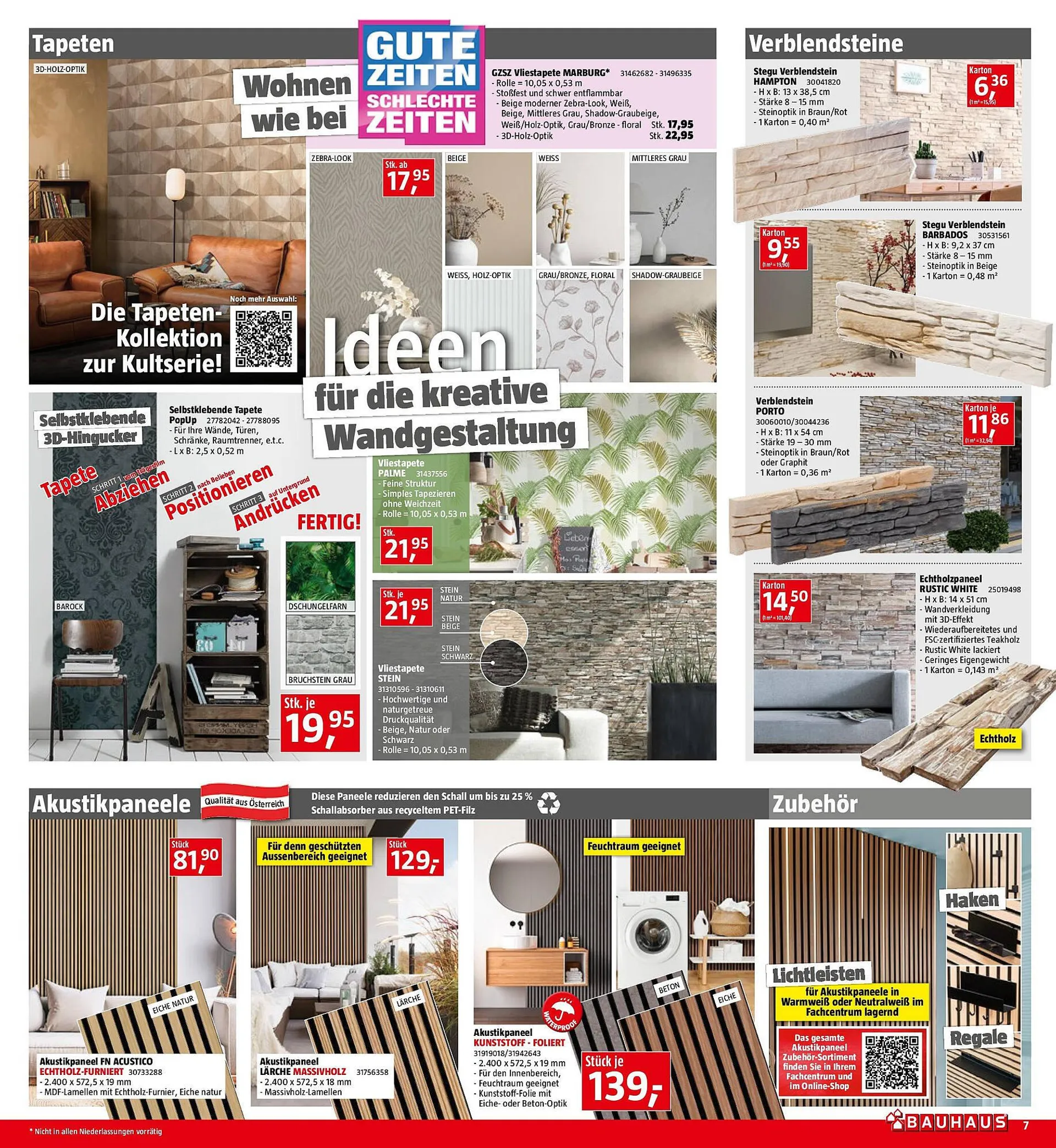 Bauhaus Flugblatt von 15. September bis 13. Oktober 2024 - Flugblätt seite  7