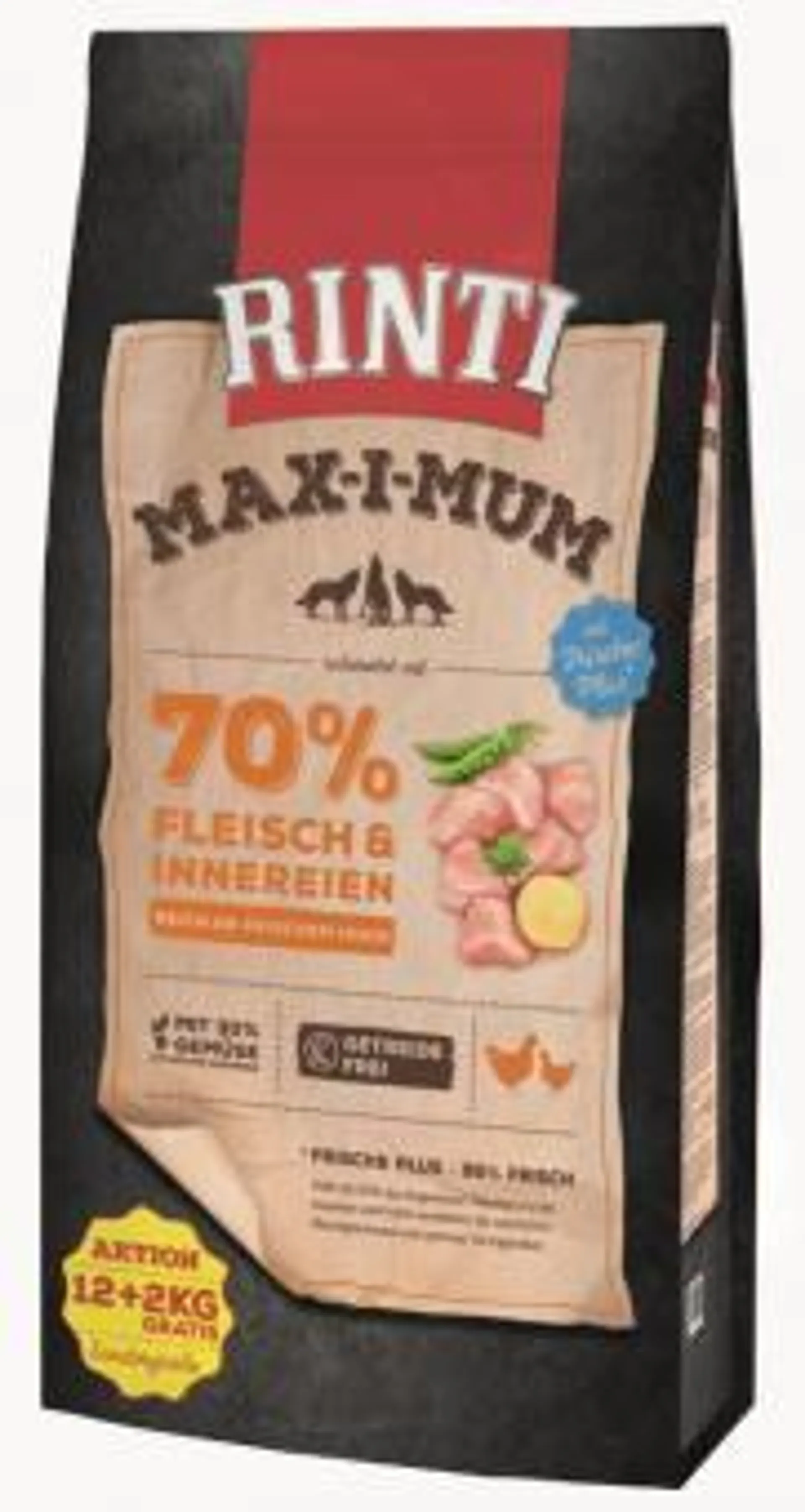 RINTI Max-i-mum 12+2kg Beutel mit Huhn