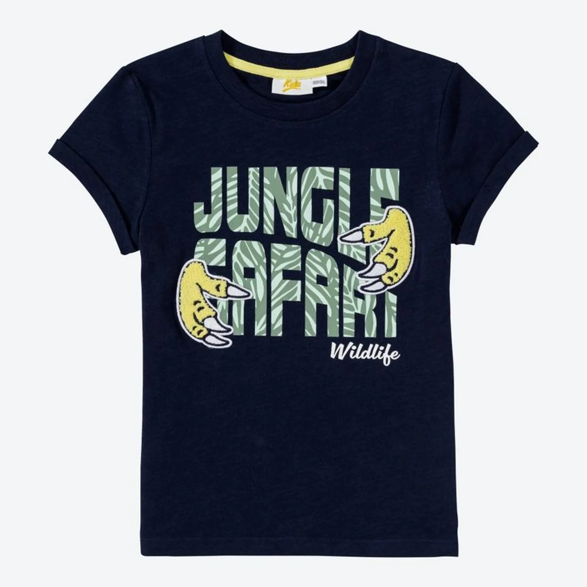 Jungen-T-Shirt mit Safari-Schriftzug