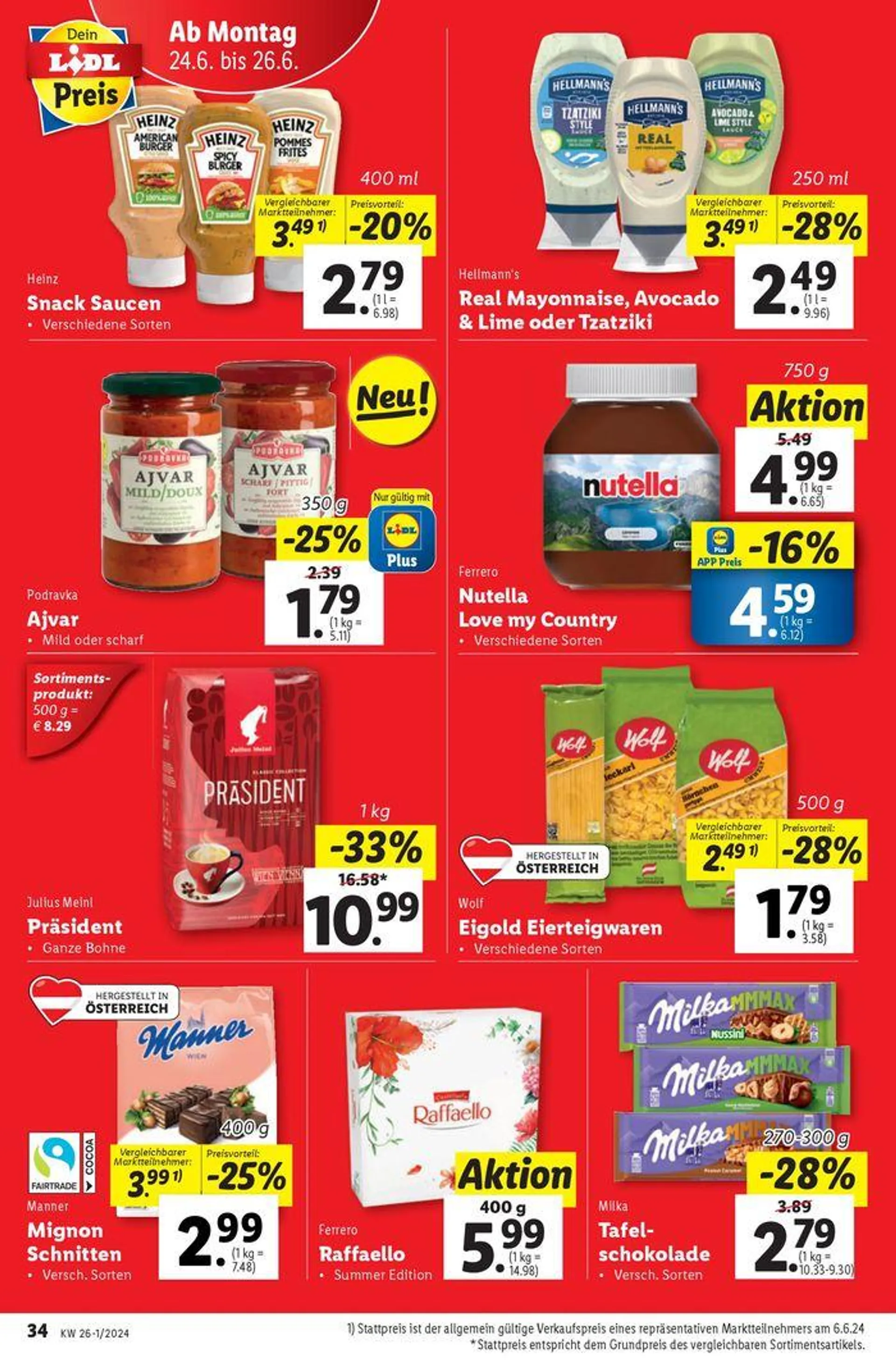 Flugblatt Lidl von 20. Juni bis 26. Juni 2024 - Flugblätt seite  36