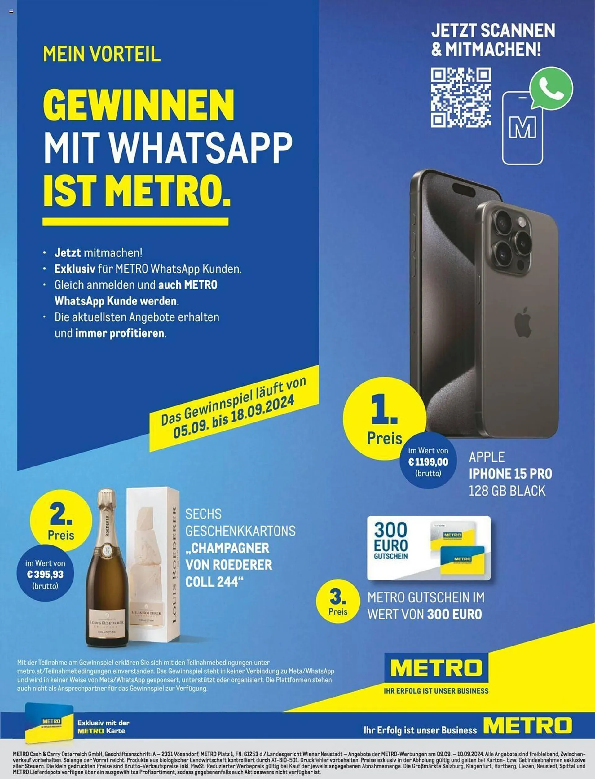 Metro Flugblatt von 9. September bis 10. September 2024 - Flugblätt seite  2