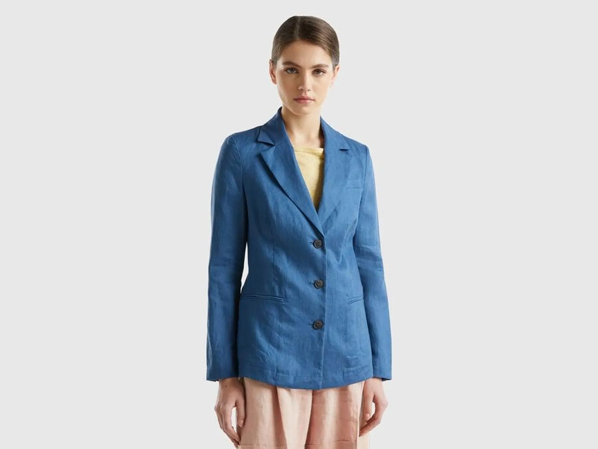 Blazer aus reinem Leinen