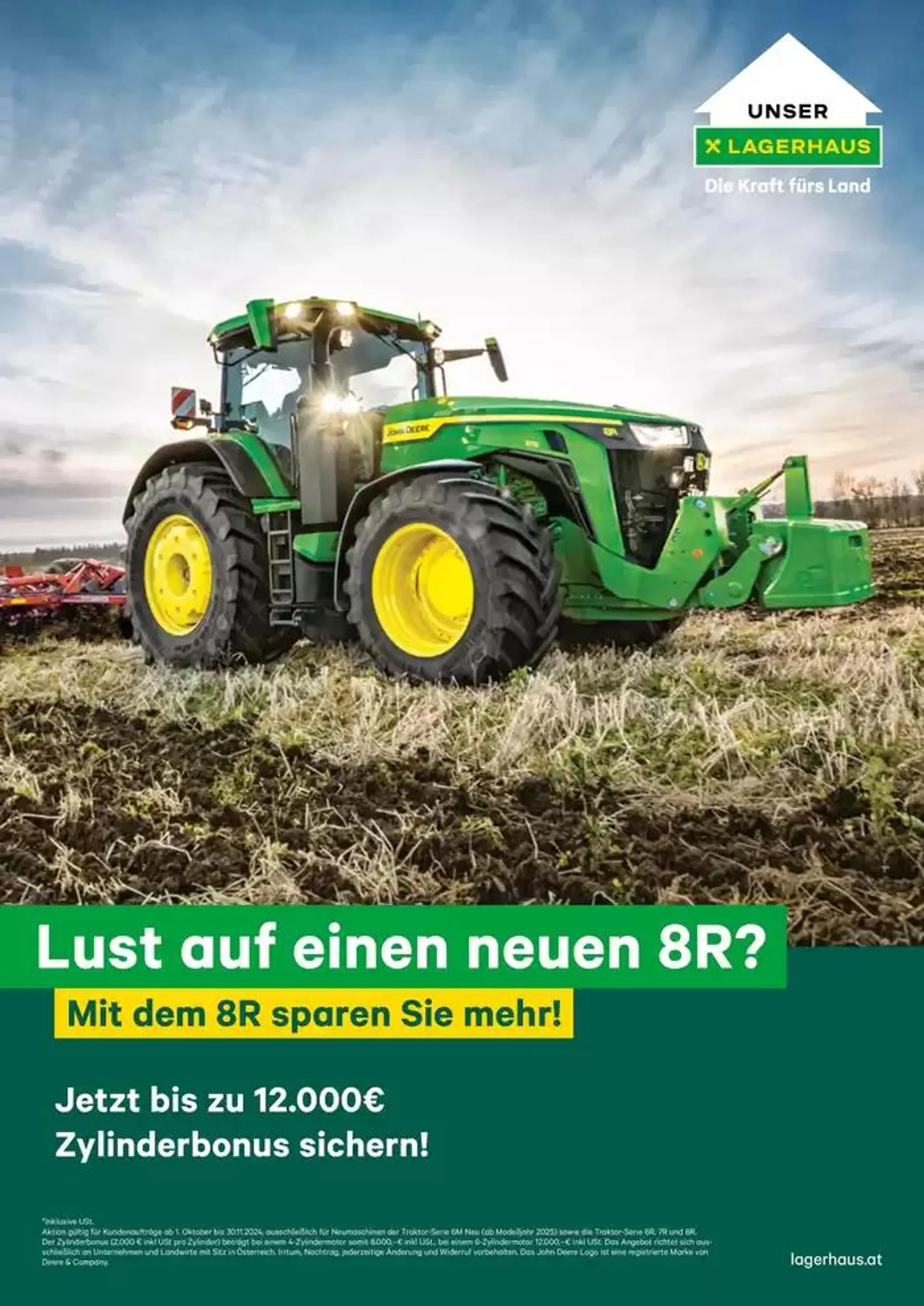 Zylinderbonus von John Deere von 12. Oktober bis 26. Oktober 2024 - Flugblätt seite  5