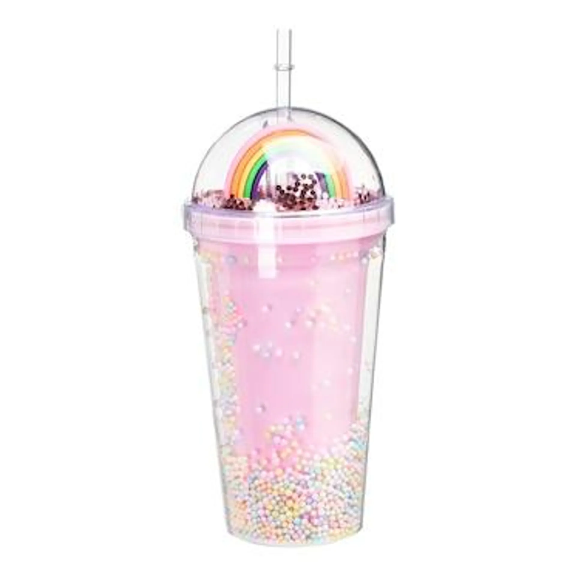 Trinkbecher Rainbowglitter