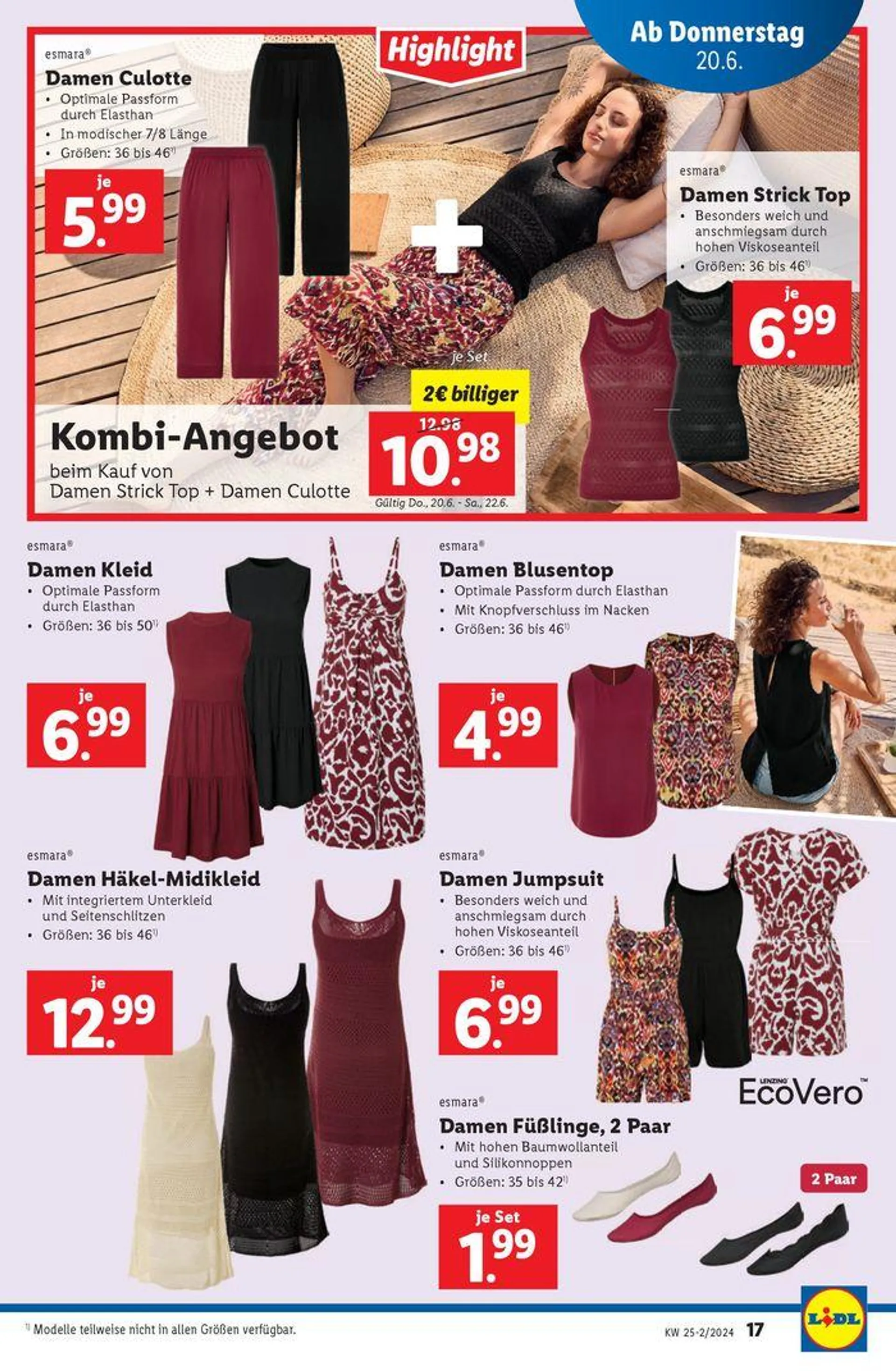 Flugblatt Lidl von 20. Juni bis 26. Juni 2024 - Flugblätt seite  17