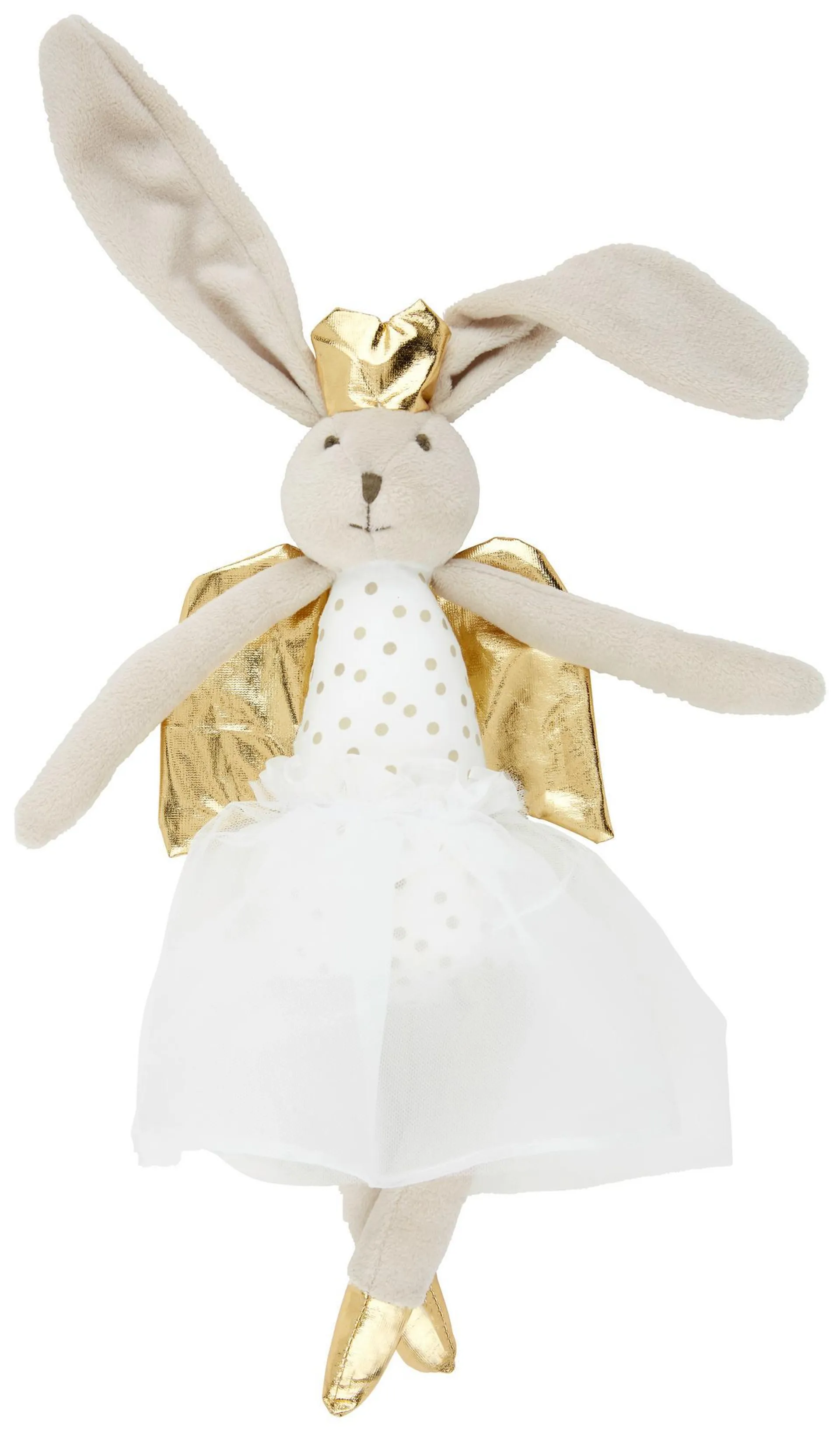 Plüschtier Angelina in Weiß/Gold ca. 36cm