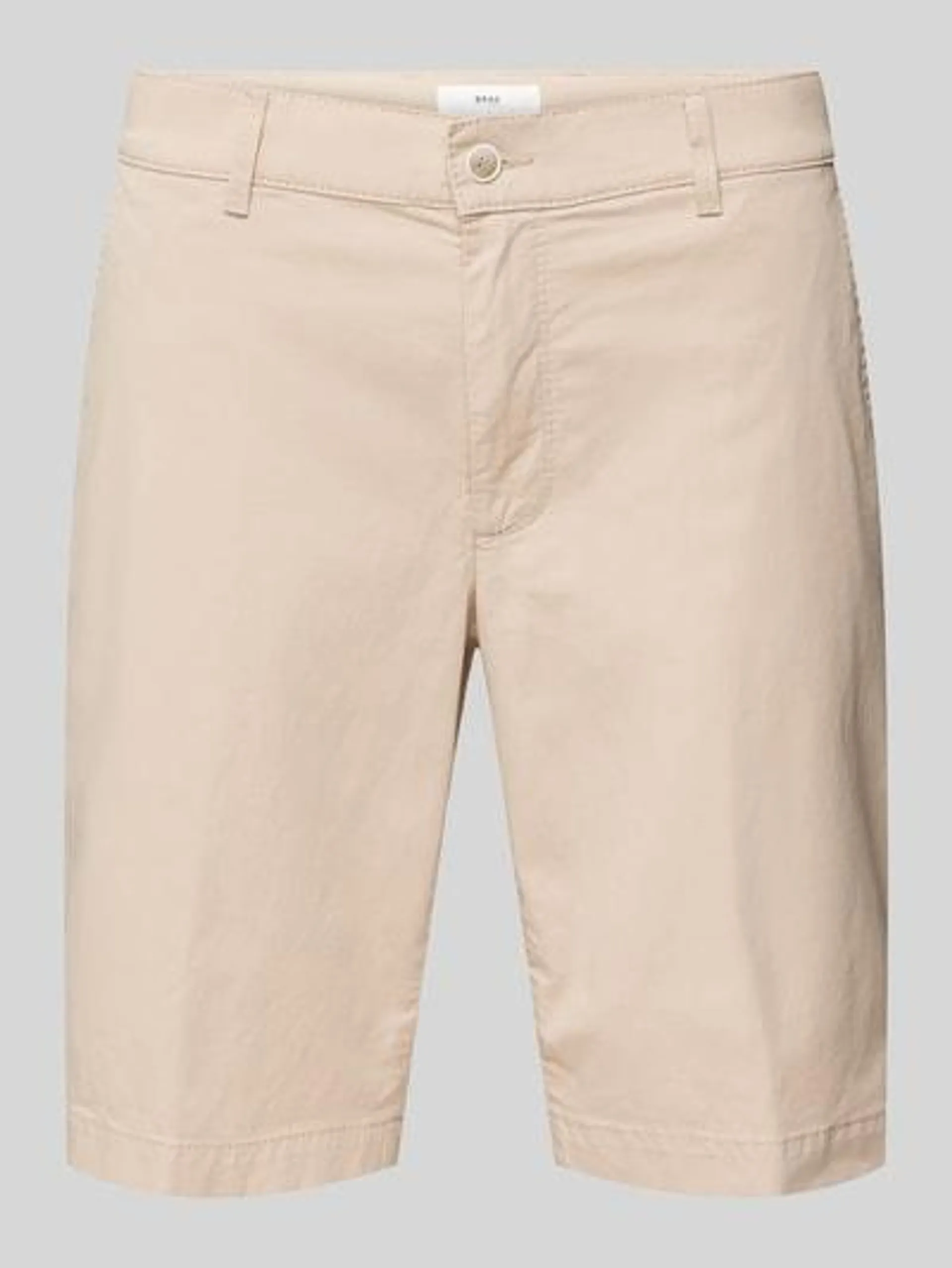 Regular Fit Chino-Shorts mit Gesäßtaschen Modell 'BOZEN' in beige