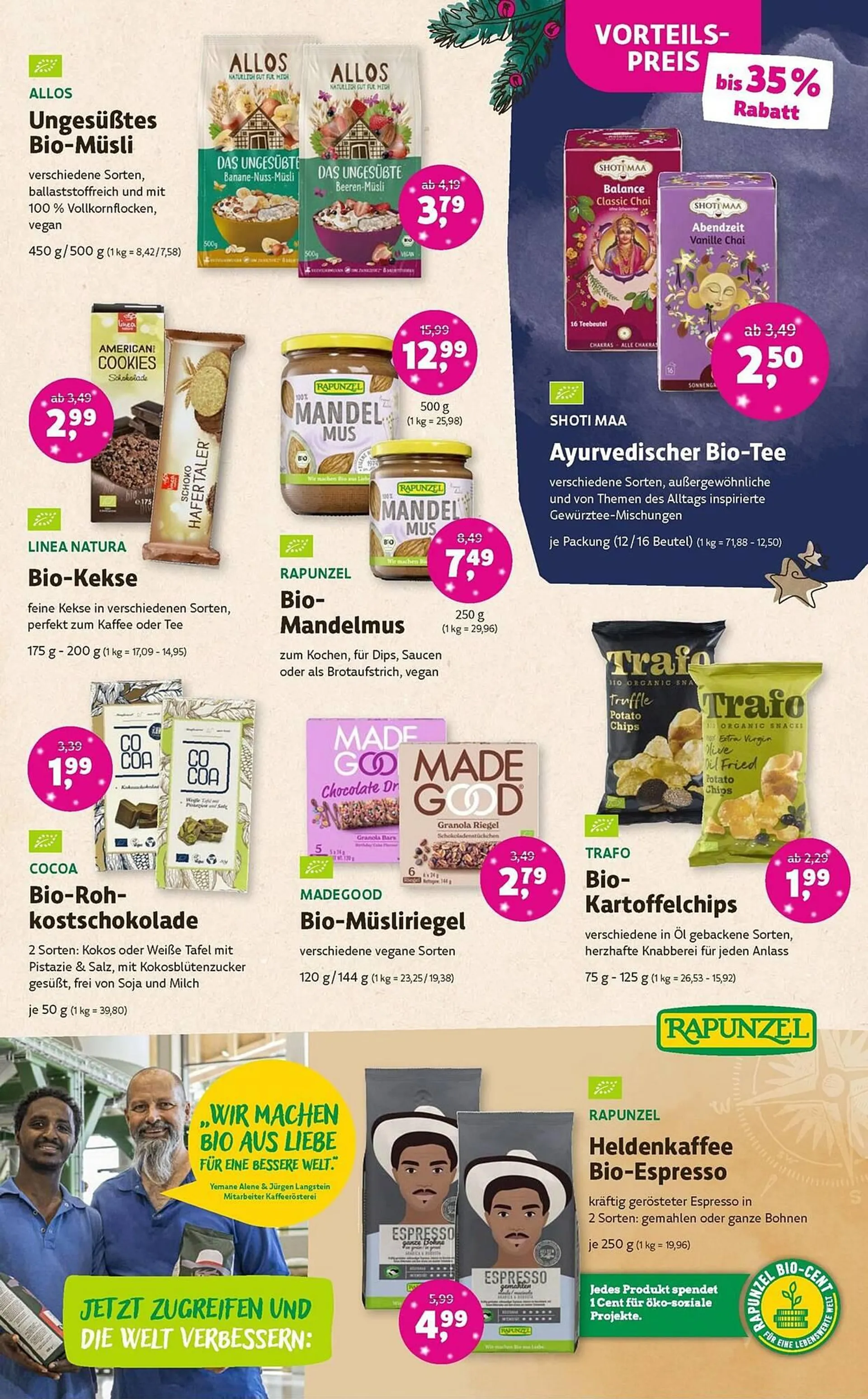 Denn's Biomarkt Flugblatt von 6. Dezember bis 16. Dezember 2023 - Flugblätt seite  10