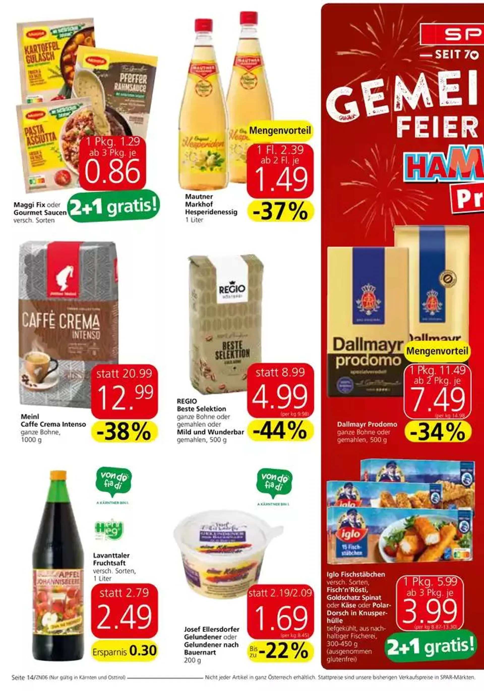 Aktuelle Deals und Angebote von 4. Oktober bis 18. Oktober 2024 - Flugblätt seite  14