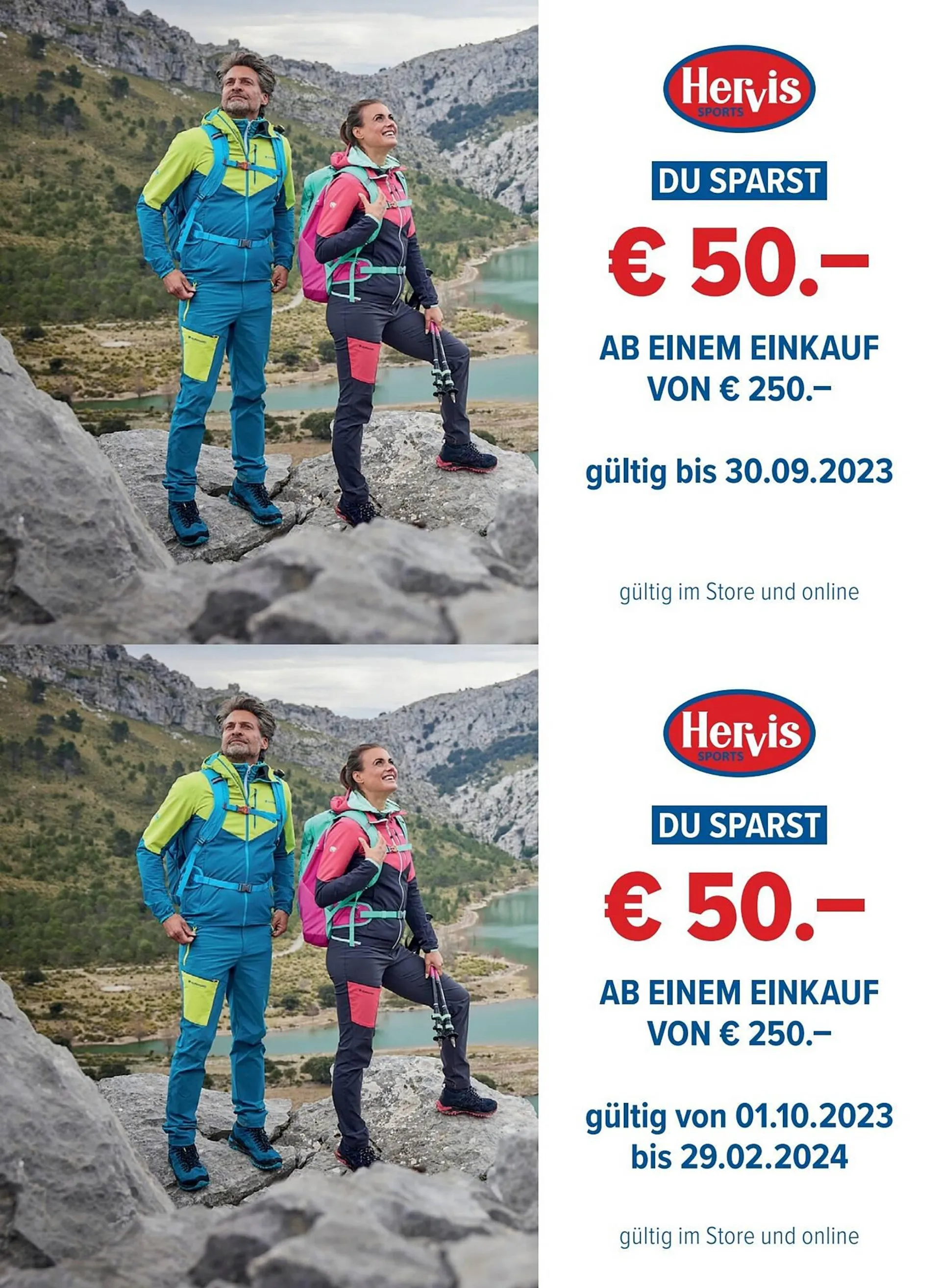 Hervis Flugblatt von 12. Oktober bis 29. Februar 2024 - Flugblätt seite  3