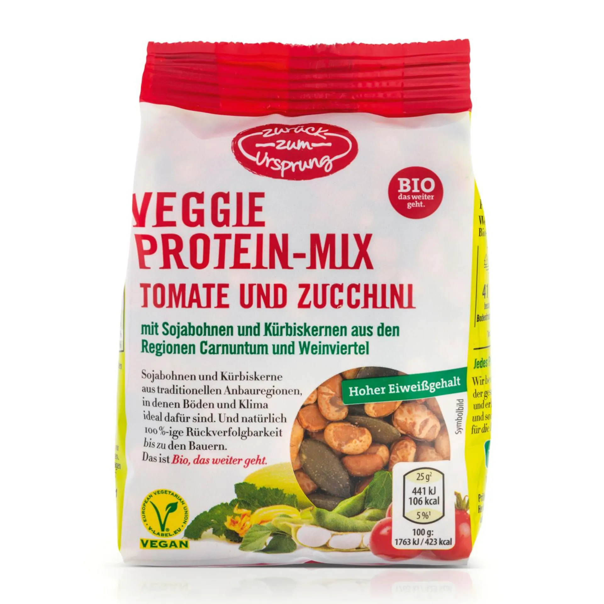 ZURÜCK ZUM URSPRUNG BIO Knabbermix, Veggie-Protein Mix