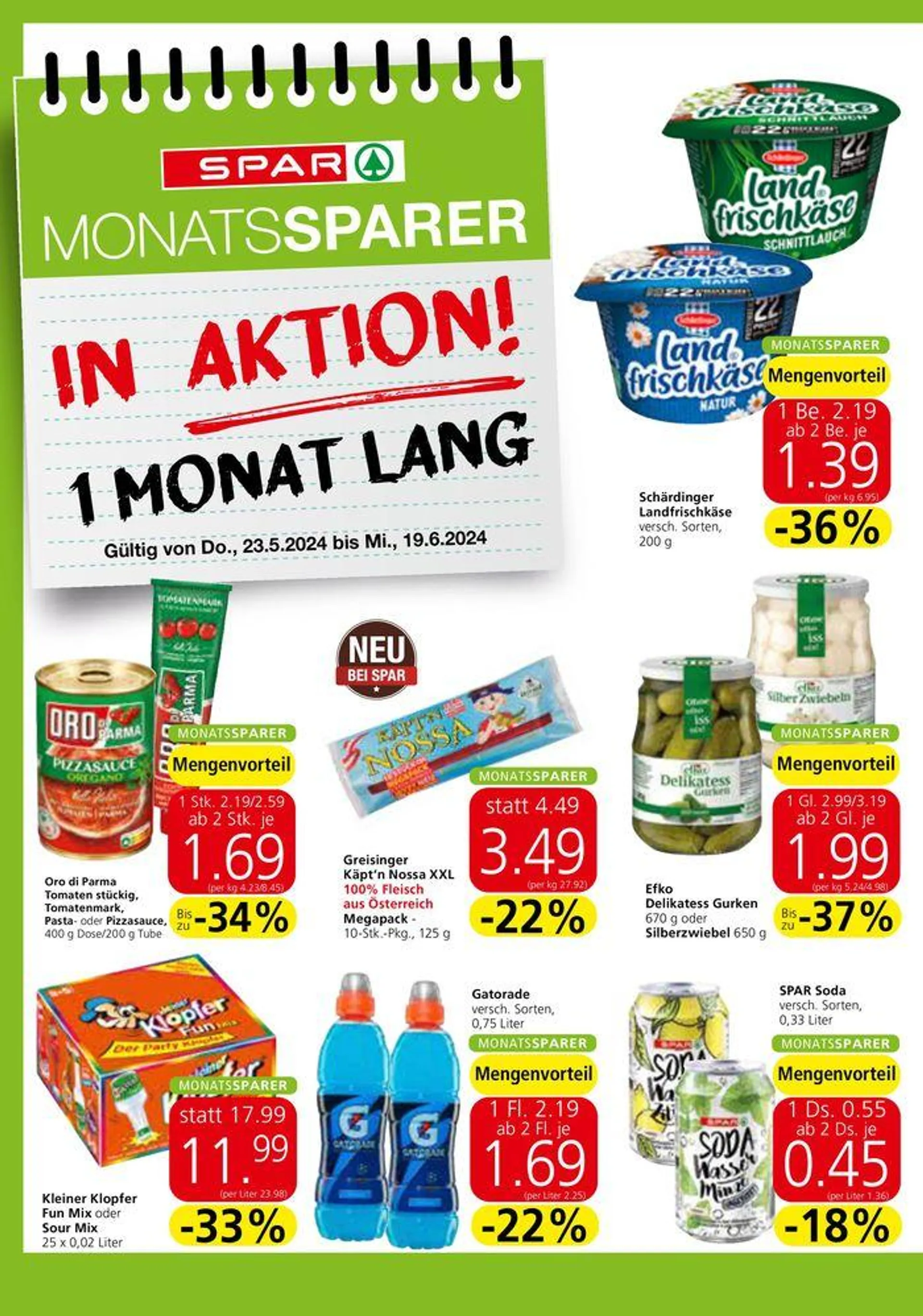 Spar flugblatt von 22. Mai bis 5. Juni 2024 - Flugblätt seite  2
