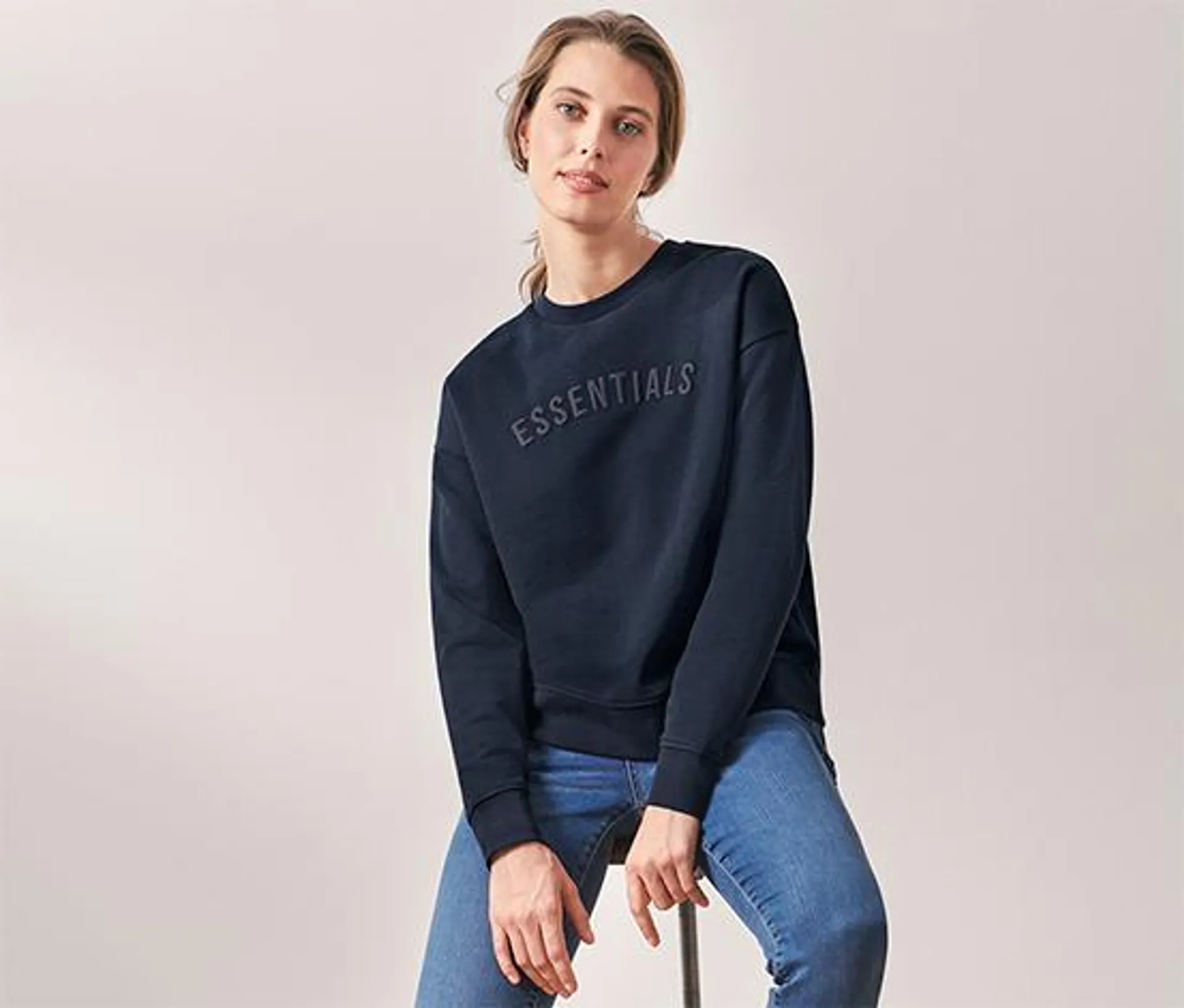 Sweatshirt, dunkelblau