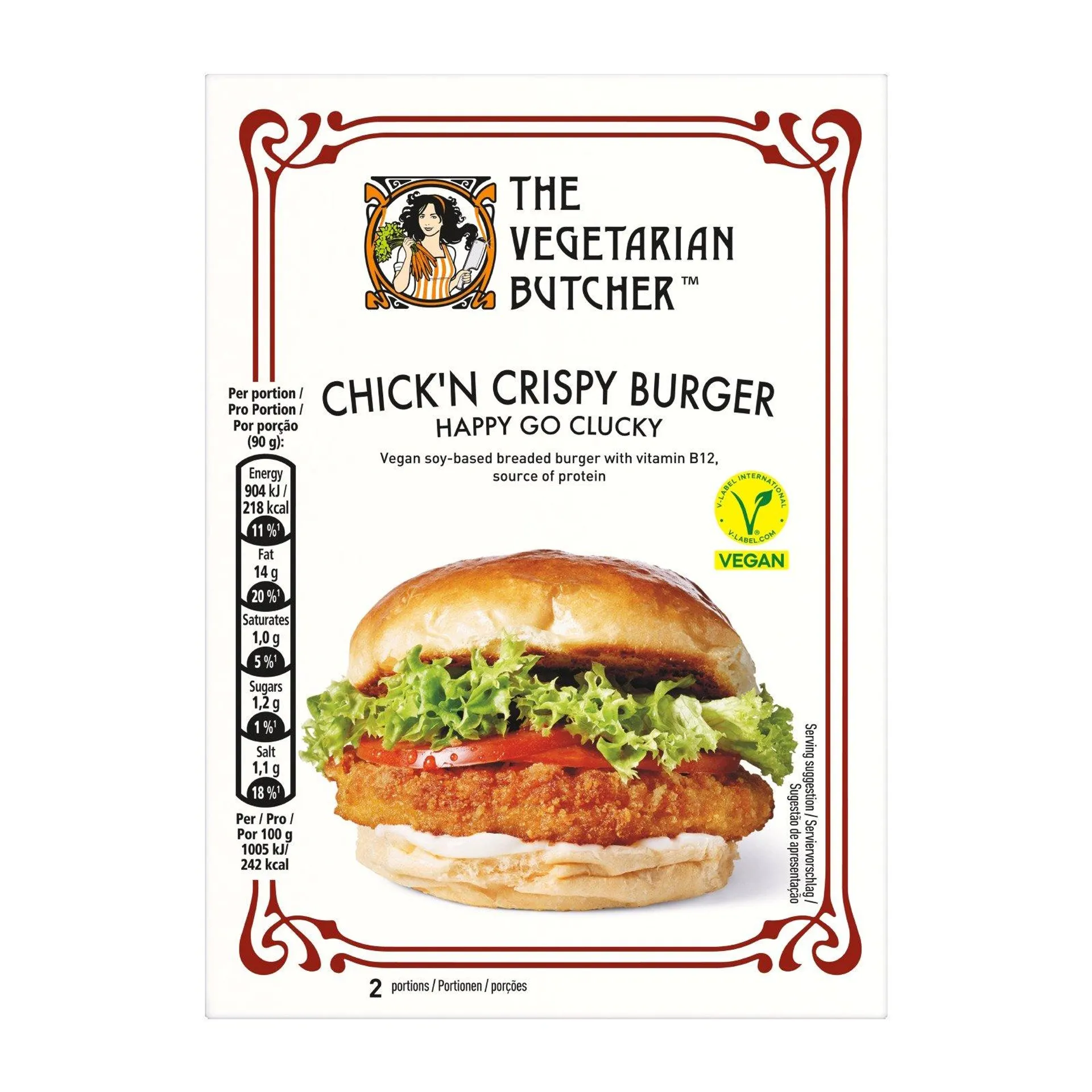 The Vegetarian Butcher Chick'n Crispy Burger