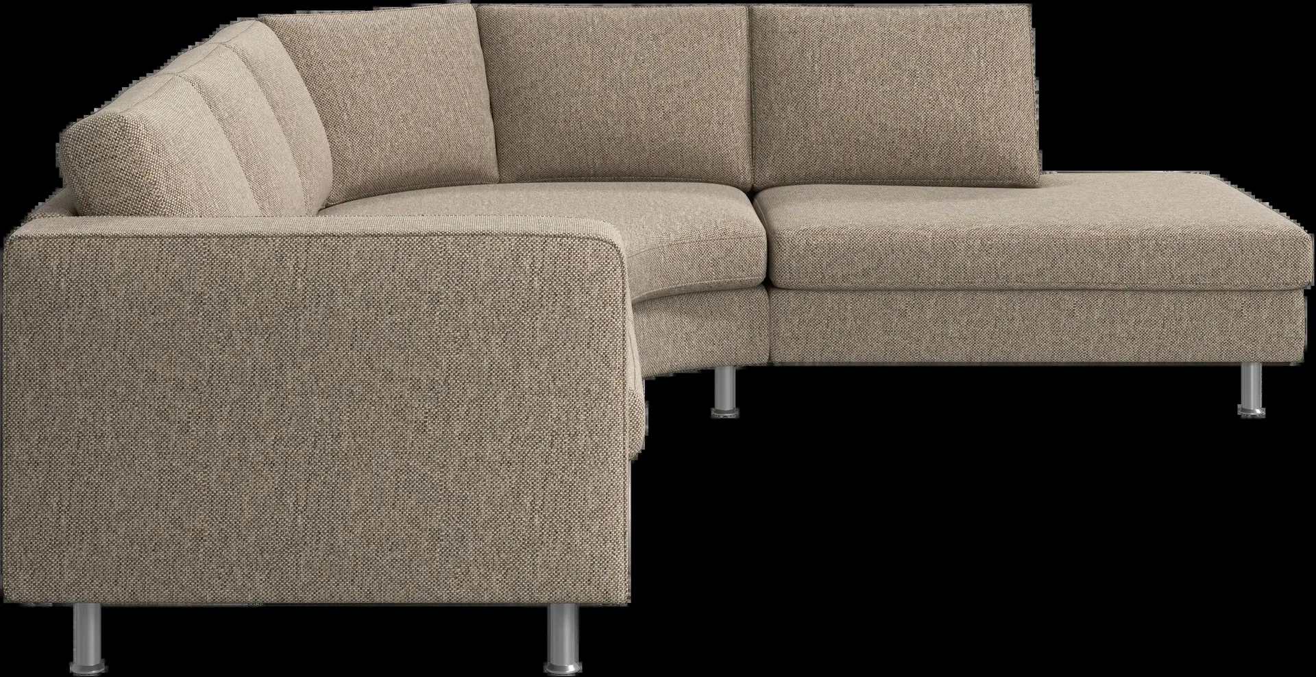 Indivi Sofa mit rundem Loungemodul