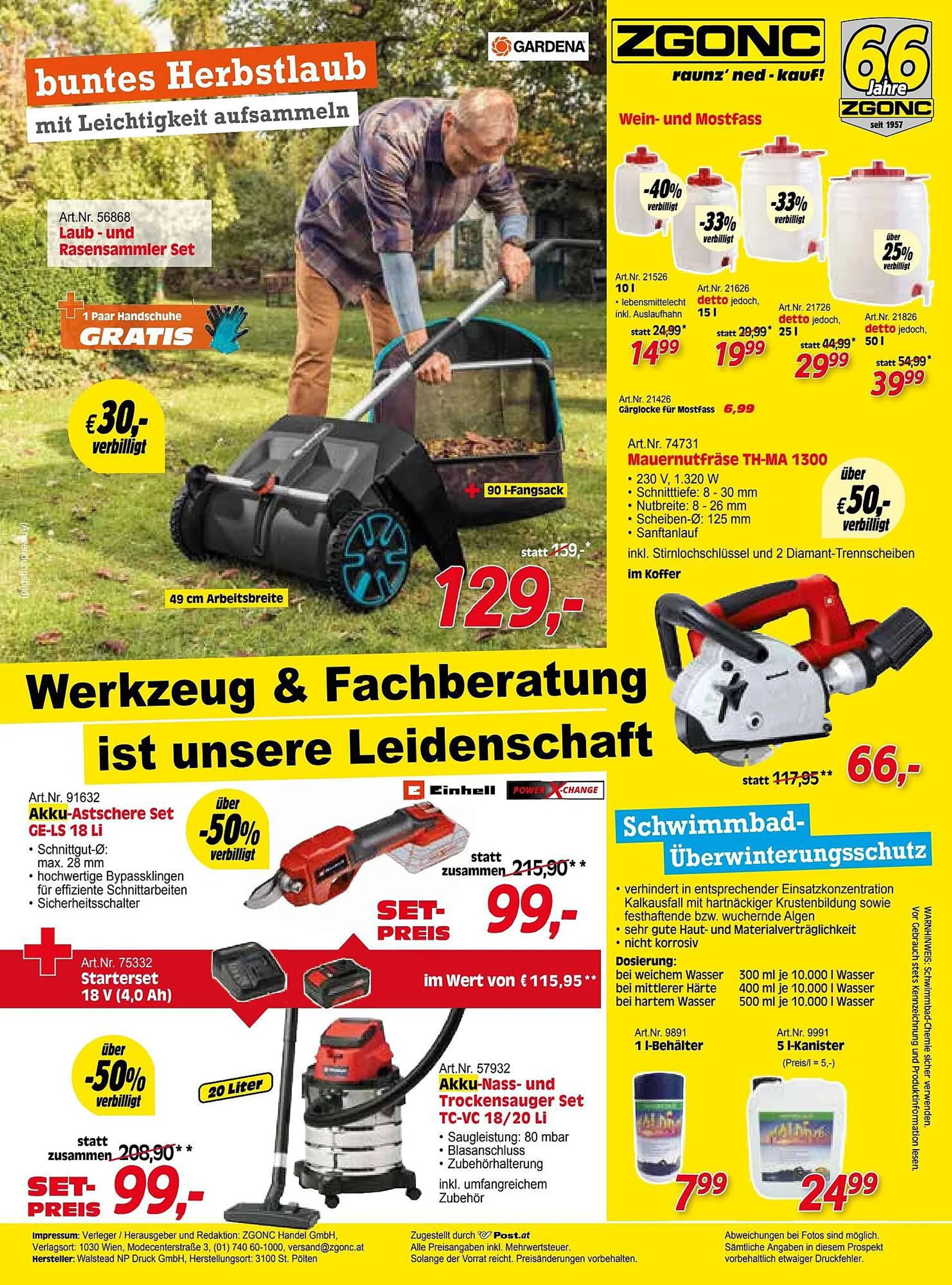 Zgonc Flugblatt von 30. September bis 31. Oktober 2023 - Flugblätt seite  24