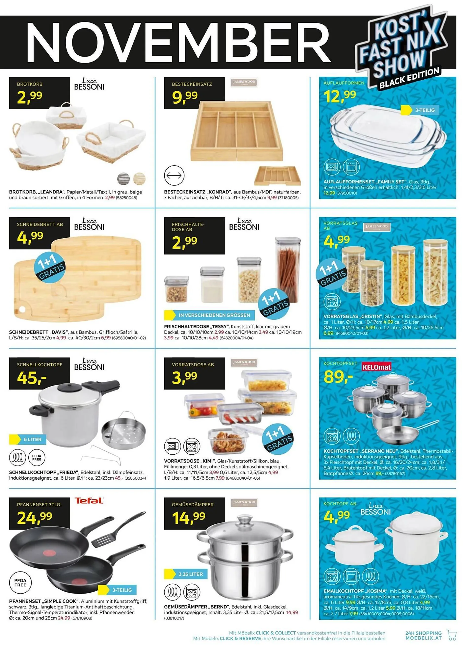 Möbelix Flugblatt von 25. November bis 4. Dezember 2024 - Flugblätt seite  3