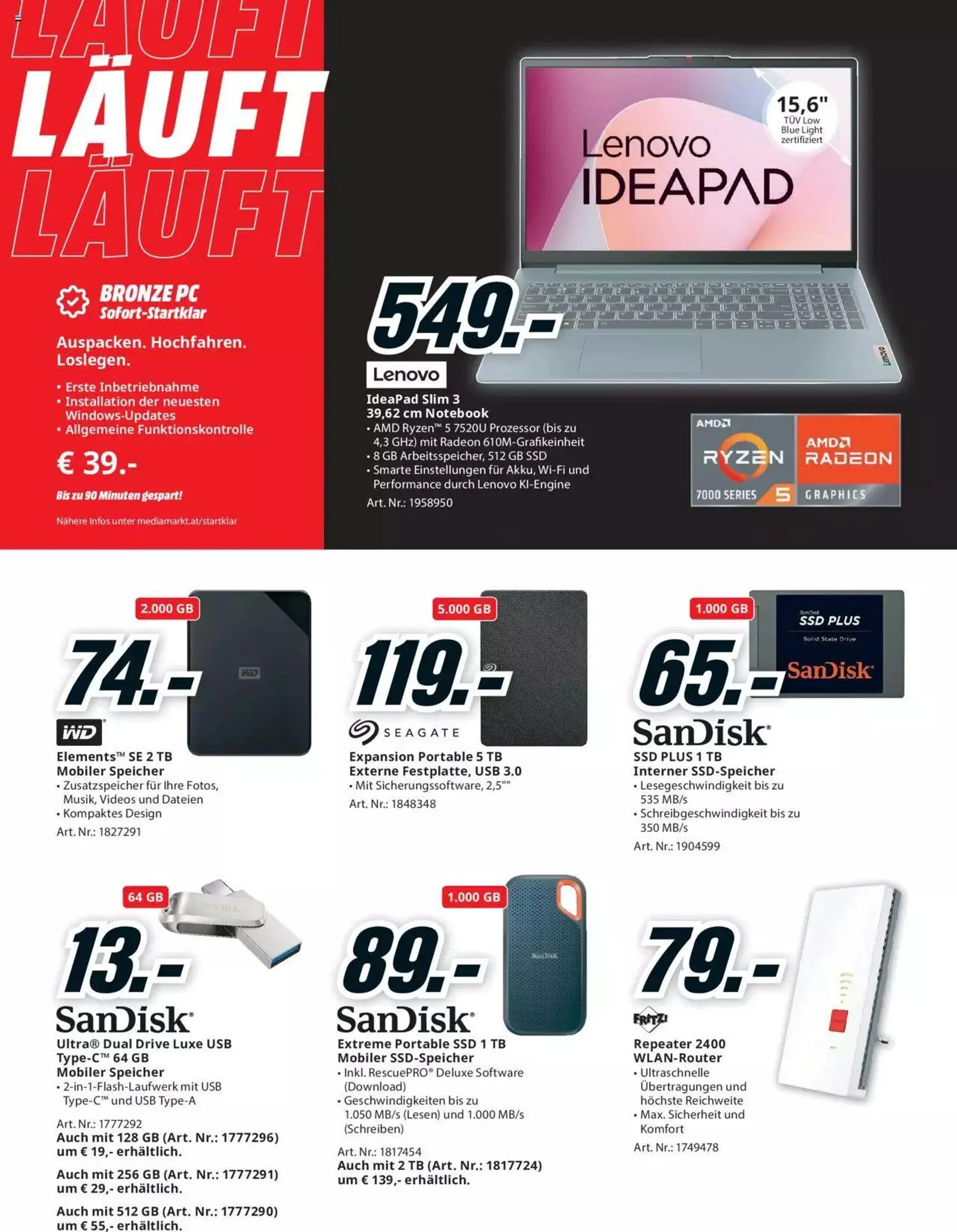 Media Markt Angebote von 28. April bis 11. Mai 2024 - Flugblätt seite  20