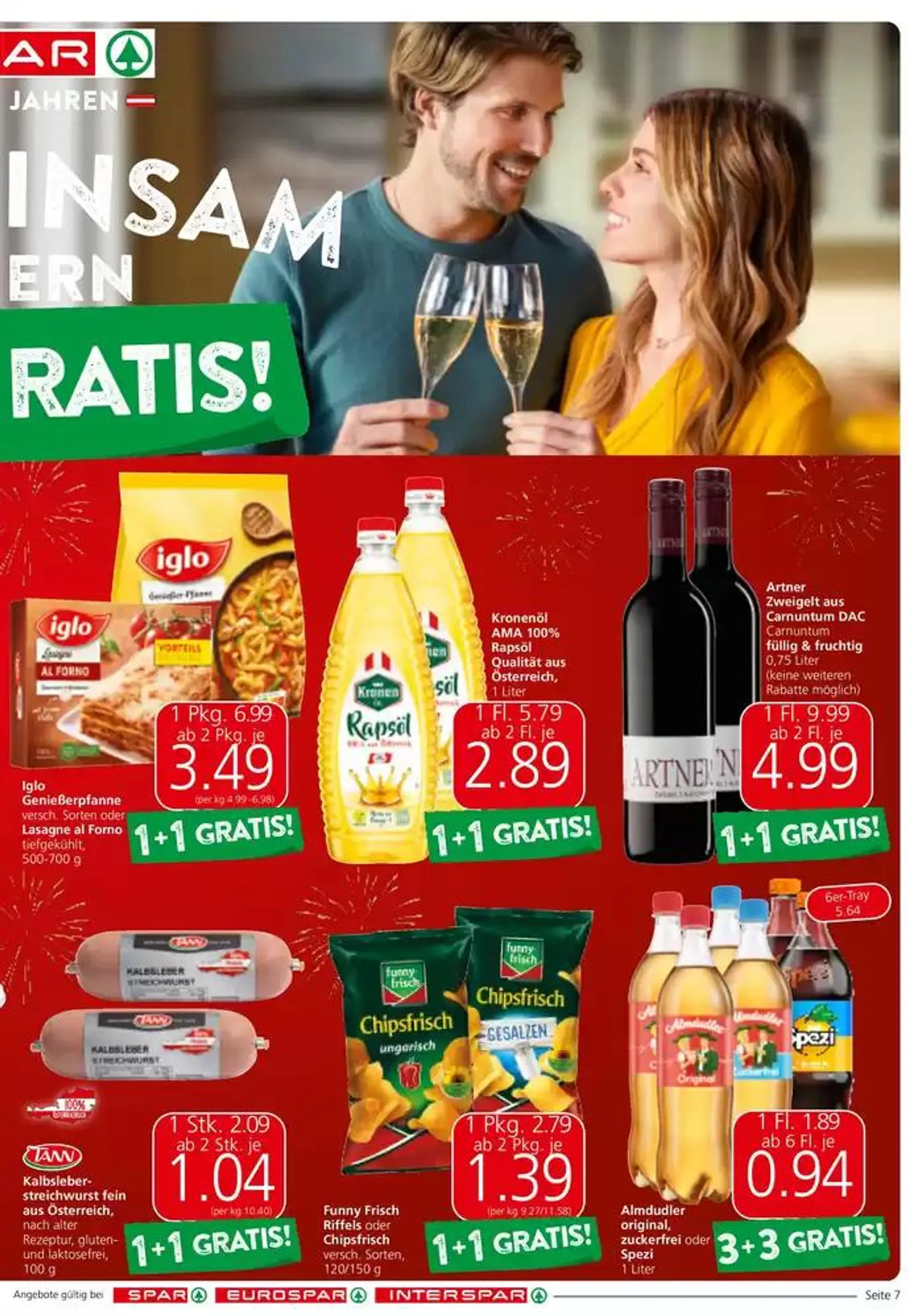 Tolles Angebot für Schnäppchenjäger von 27. November bis 11. Dezember 2024 - Flugblätt seite  7