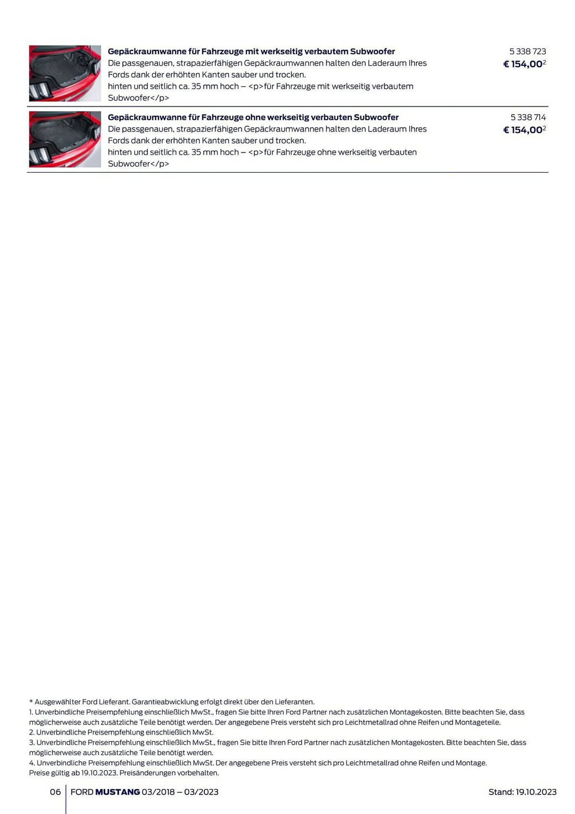 Ford Flugblatt von 2. November bis 2. November 2024 - Flugblätt seite  6